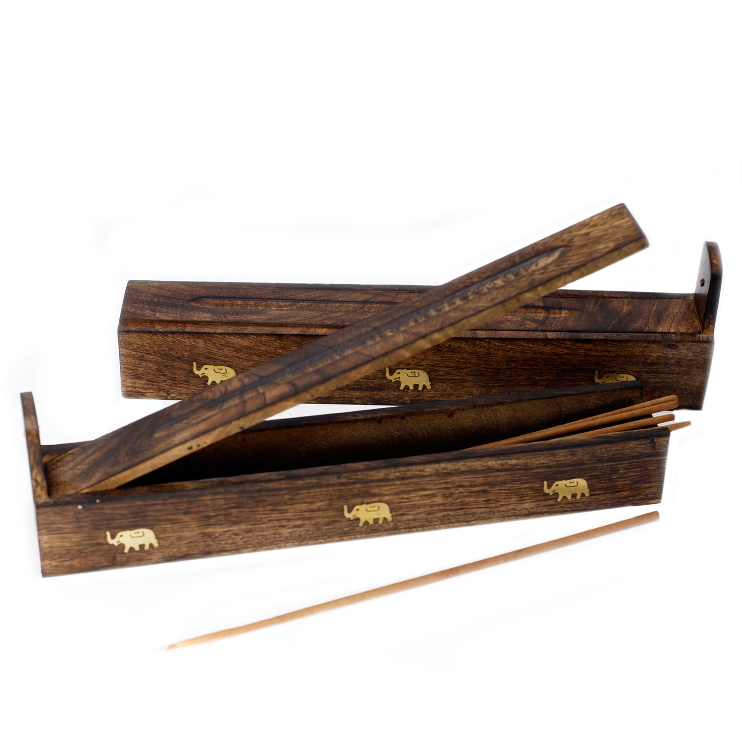 Coffret d'encens en bois de manguier - Assortiment