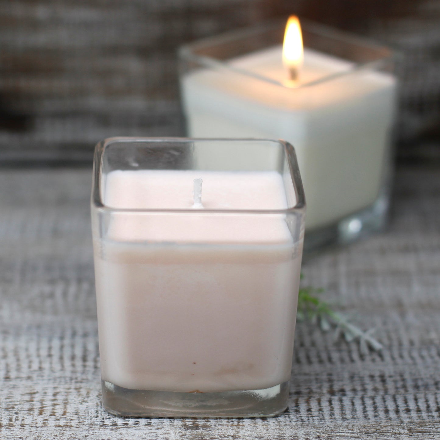 Bougies de soja sans étiquette - Smoothie à la pêche