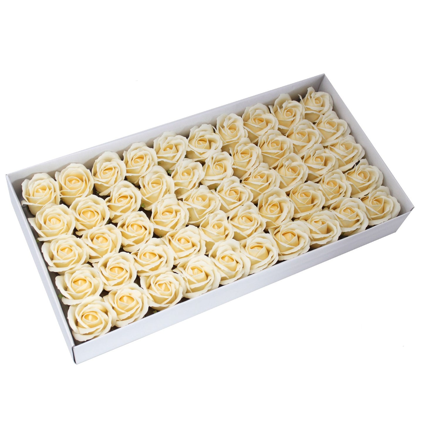 Fleur artisanale déco moyenne - Ivoire