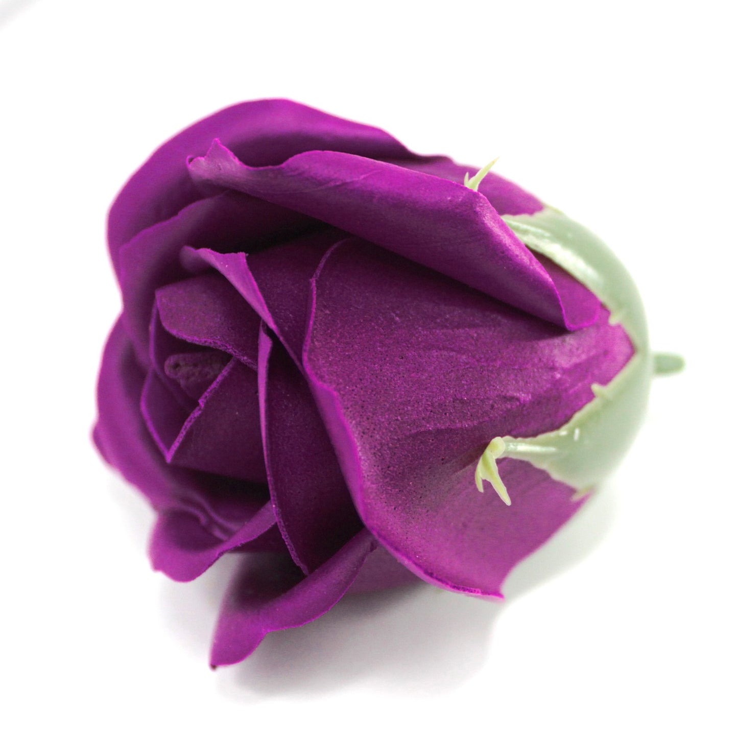 Fleur artisanale déco moyenne - Violet foncé