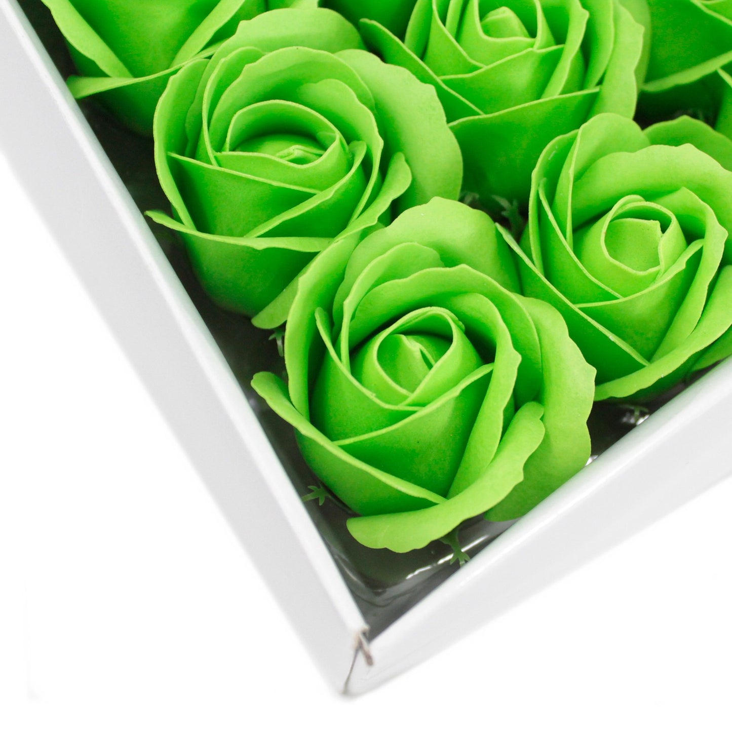 Fleur décorative artisanale moyenne - Vert