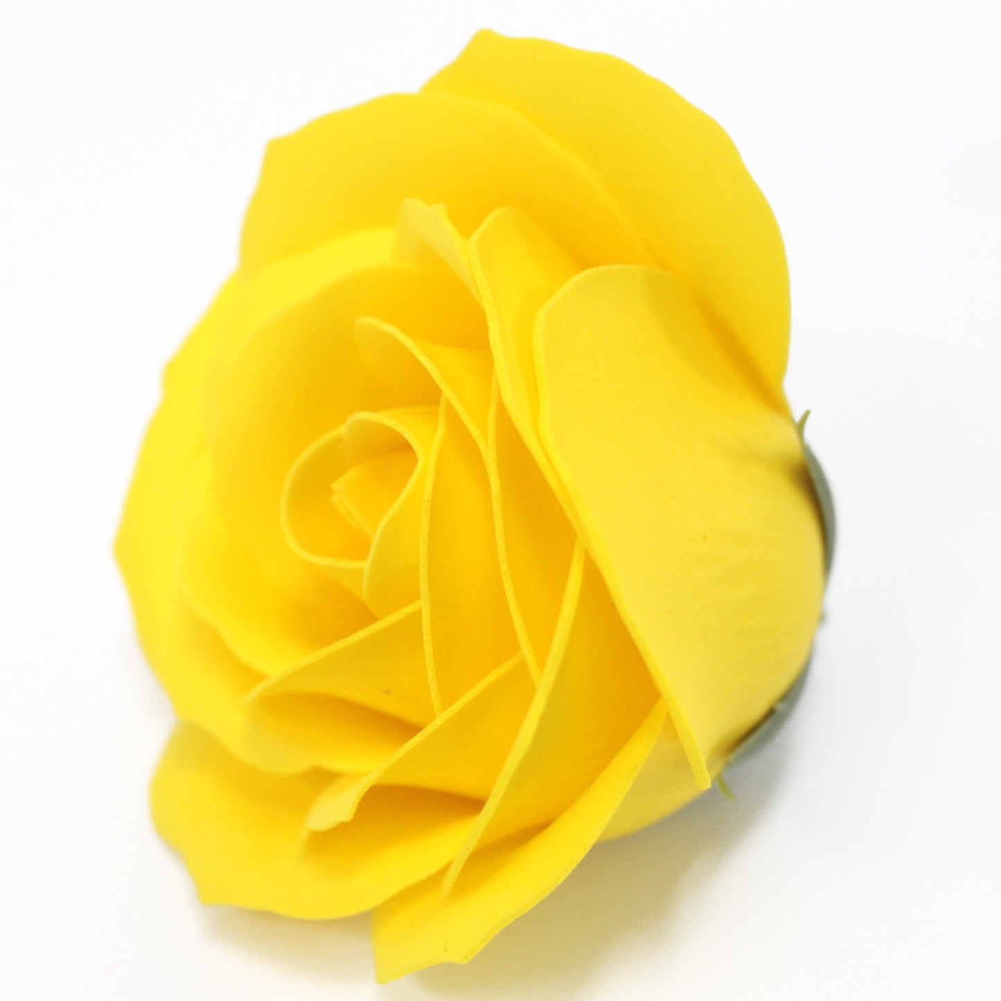 Grande fleur décorative artisanale - Jaune
