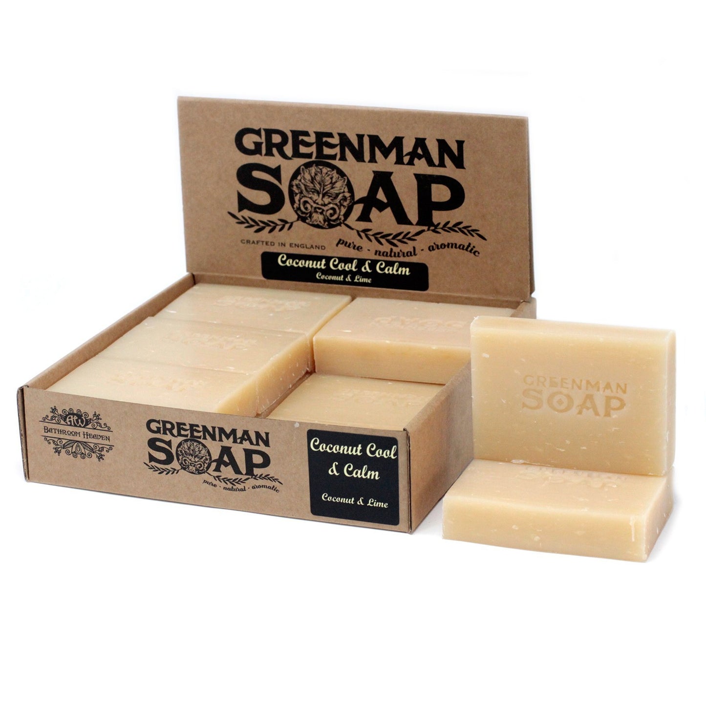 Savon Greenman 100 g - Noix de coco fraîche et apaisante