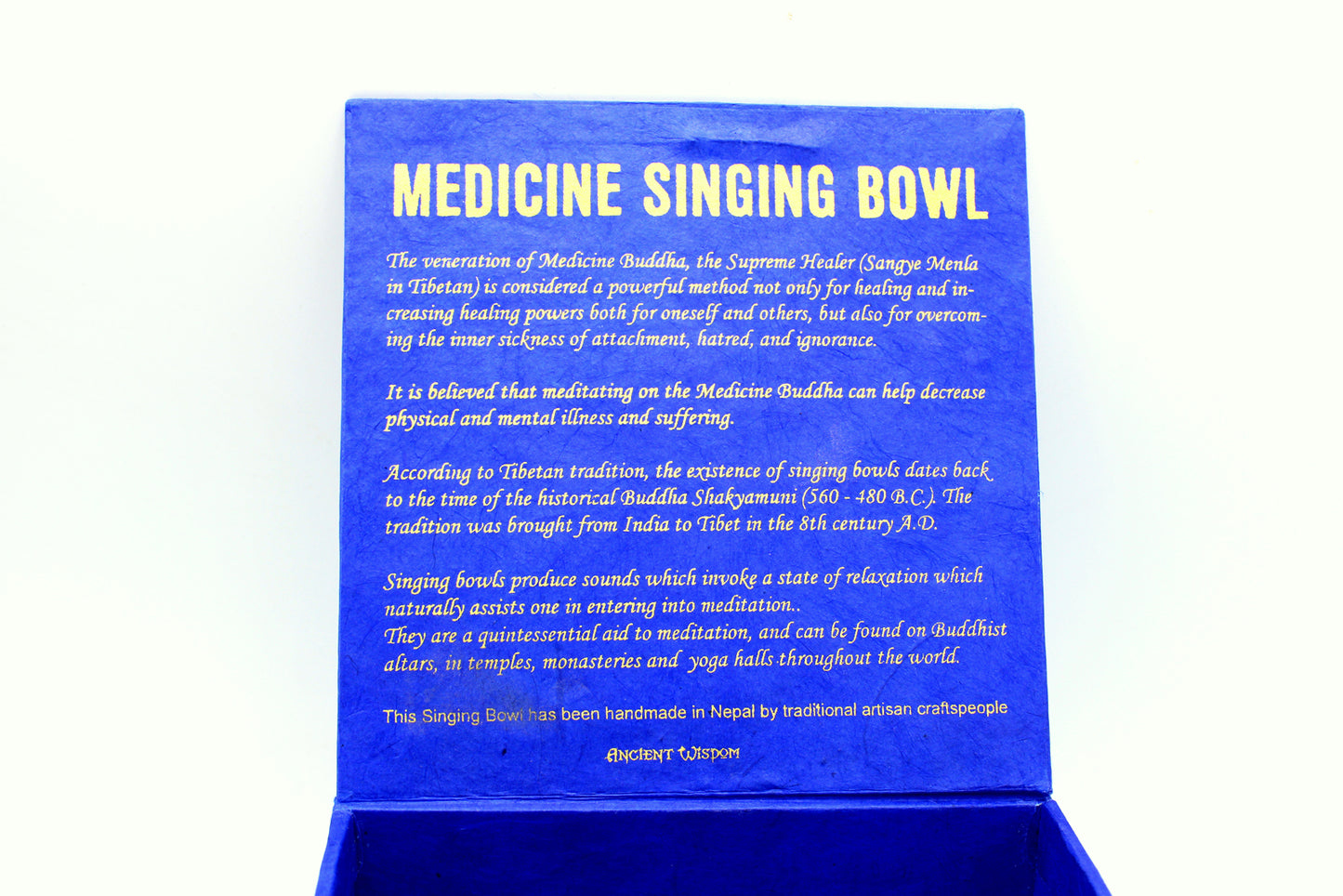 Ensemble de bols chantants tibétains - Bouddha de la Médecine 10 cm (min 500 g)