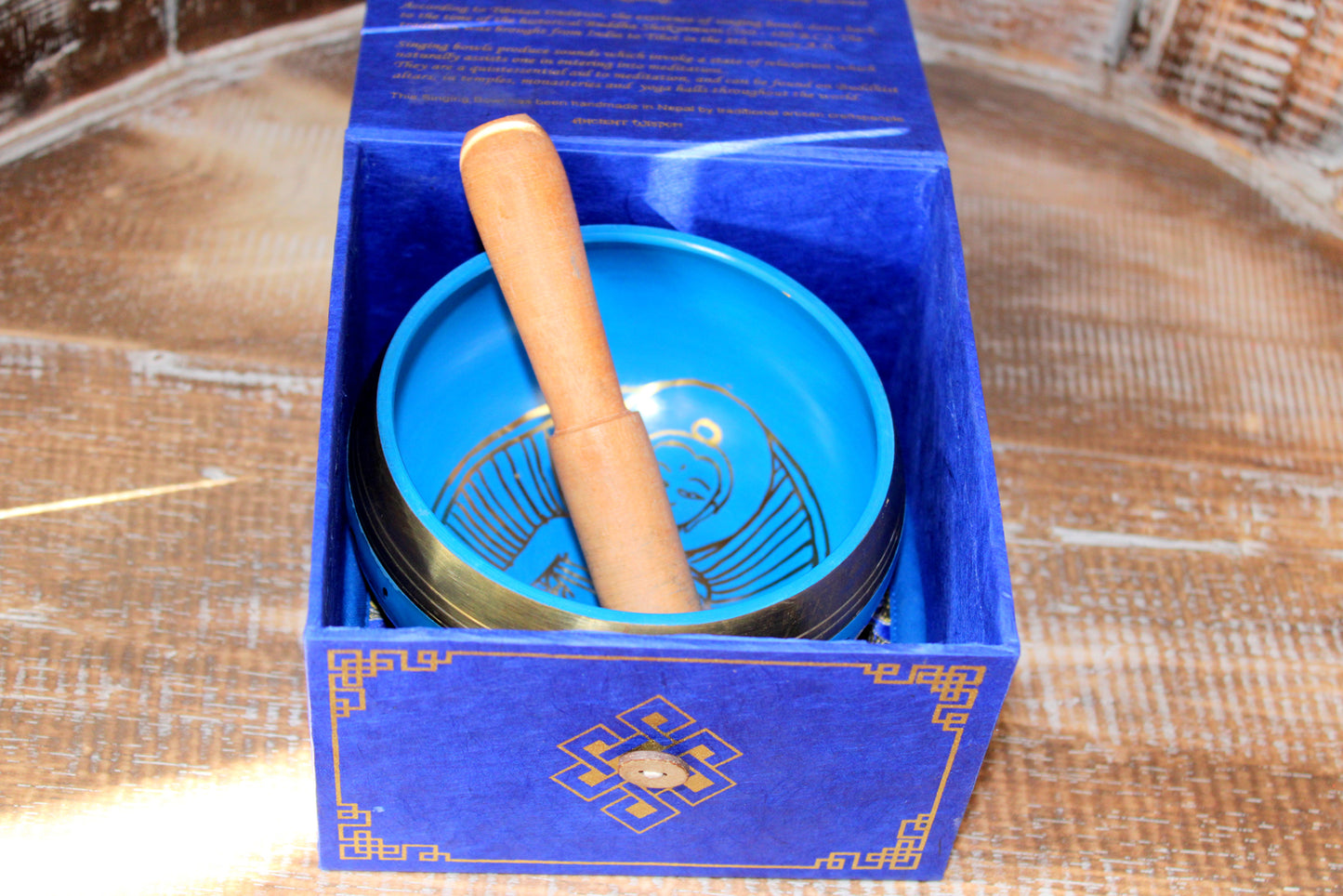 Ensemble de bols chantants tibétains - Bouddha de la Médecine 10 cm (min 500 g)