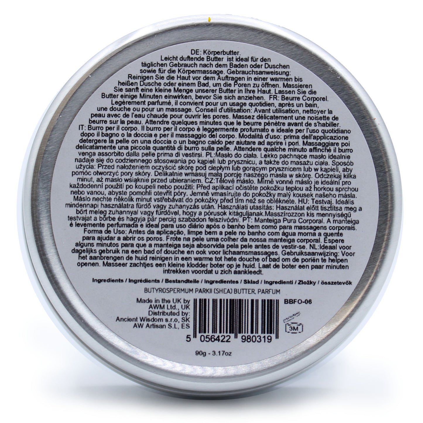 Beurre corporel parfumé au karité 90 g - Guimauve