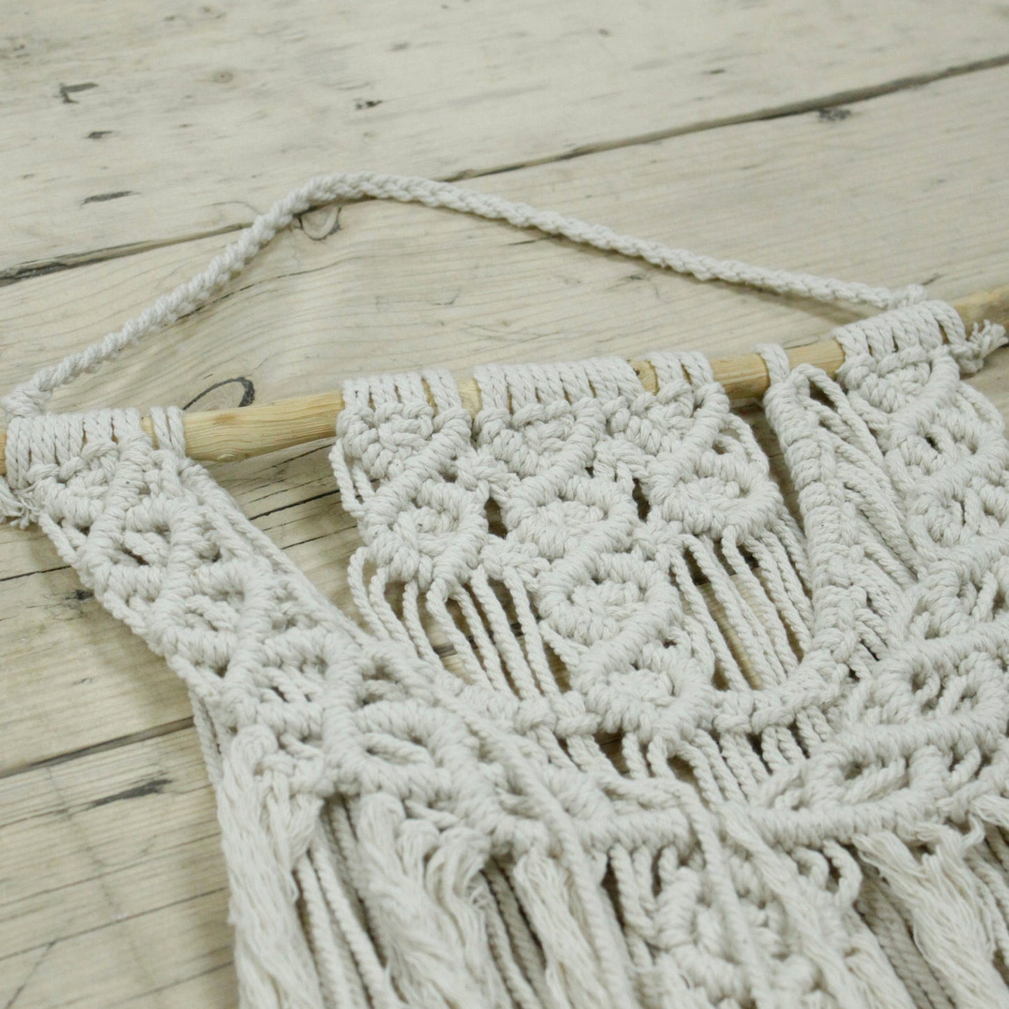Tapisserie en macramé - Bénédiction de mariage