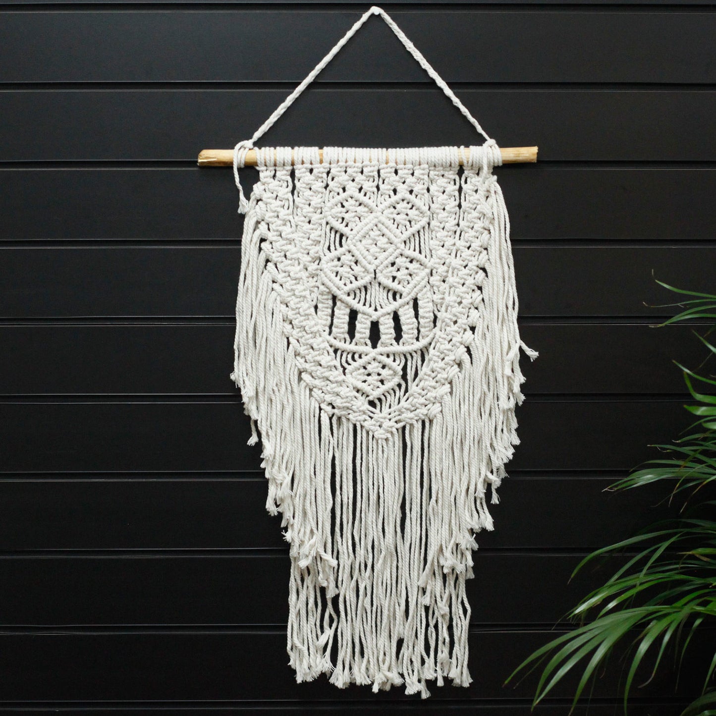 Tapisserie en macramé - Surabondance