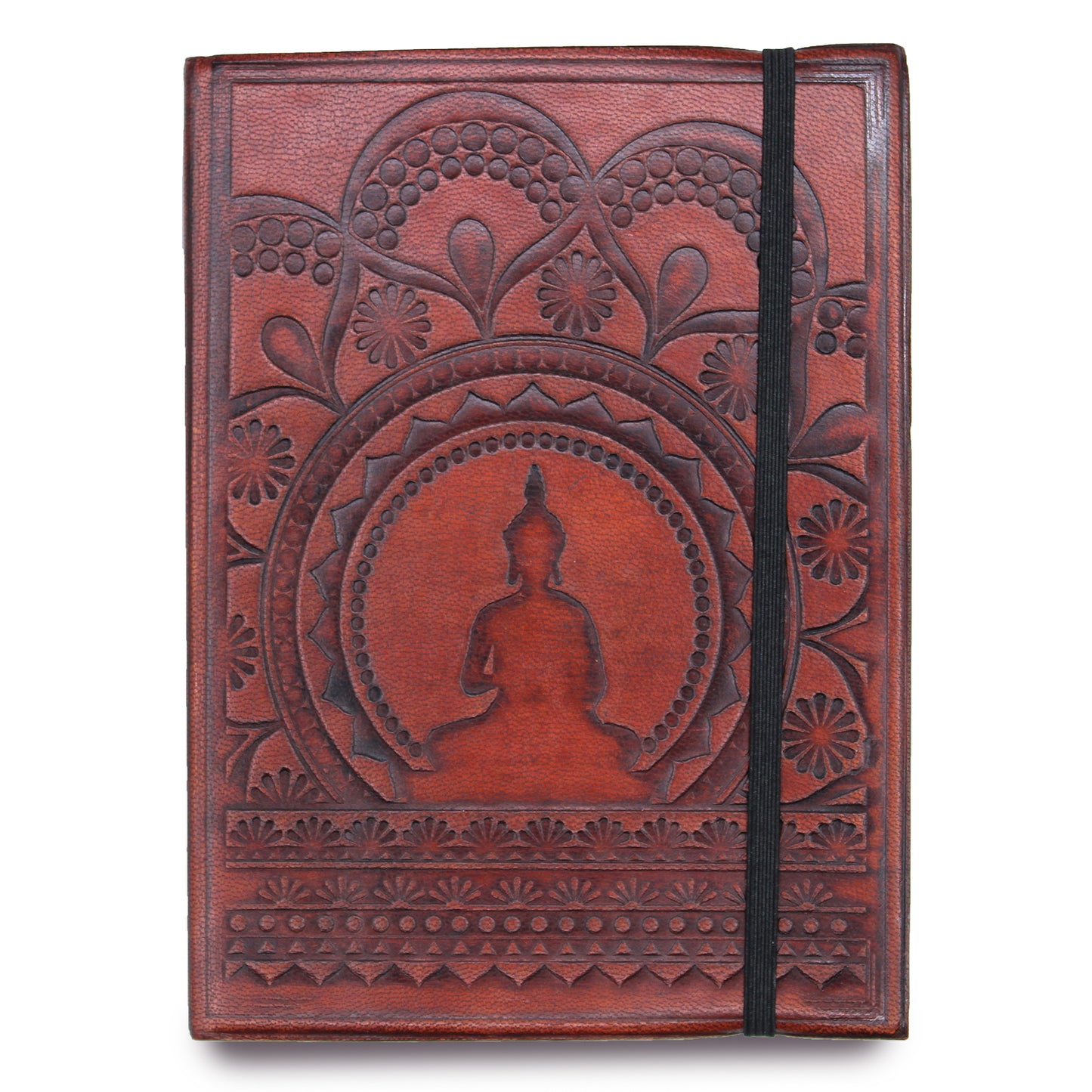 Petit carnet avec élastique - Mandala tibétain