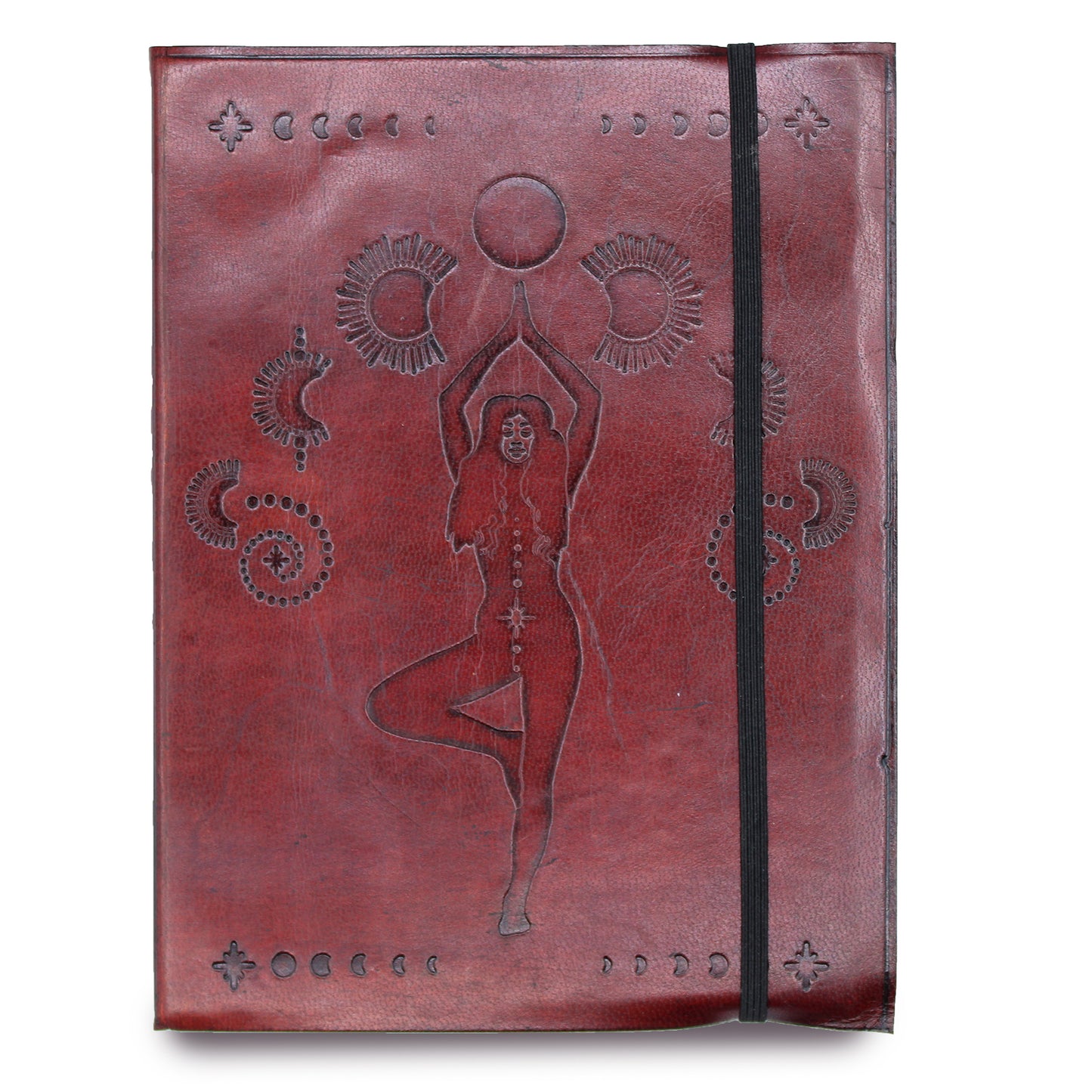 Carnet moyen avec élastique - Déesse Cosmique