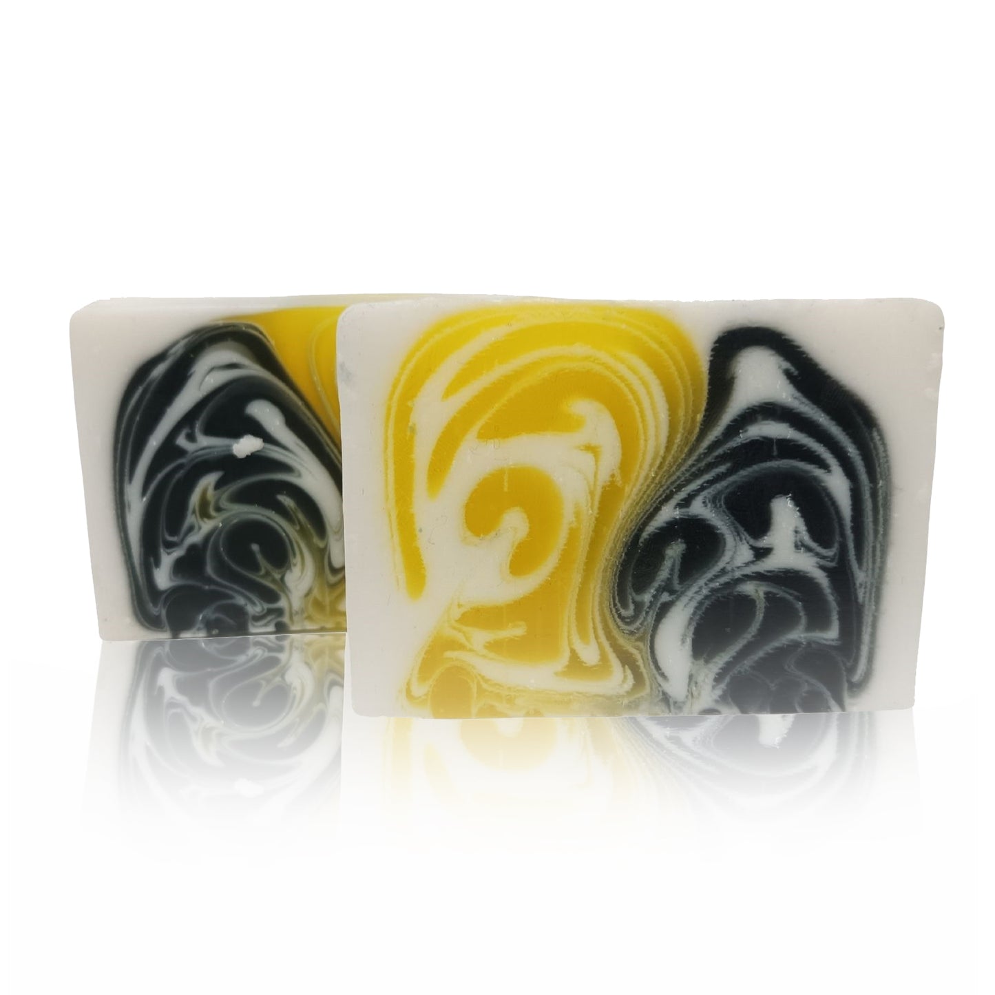 Savon artisanal 1,2 kg - Jour et Nuit - Jaune et Noir