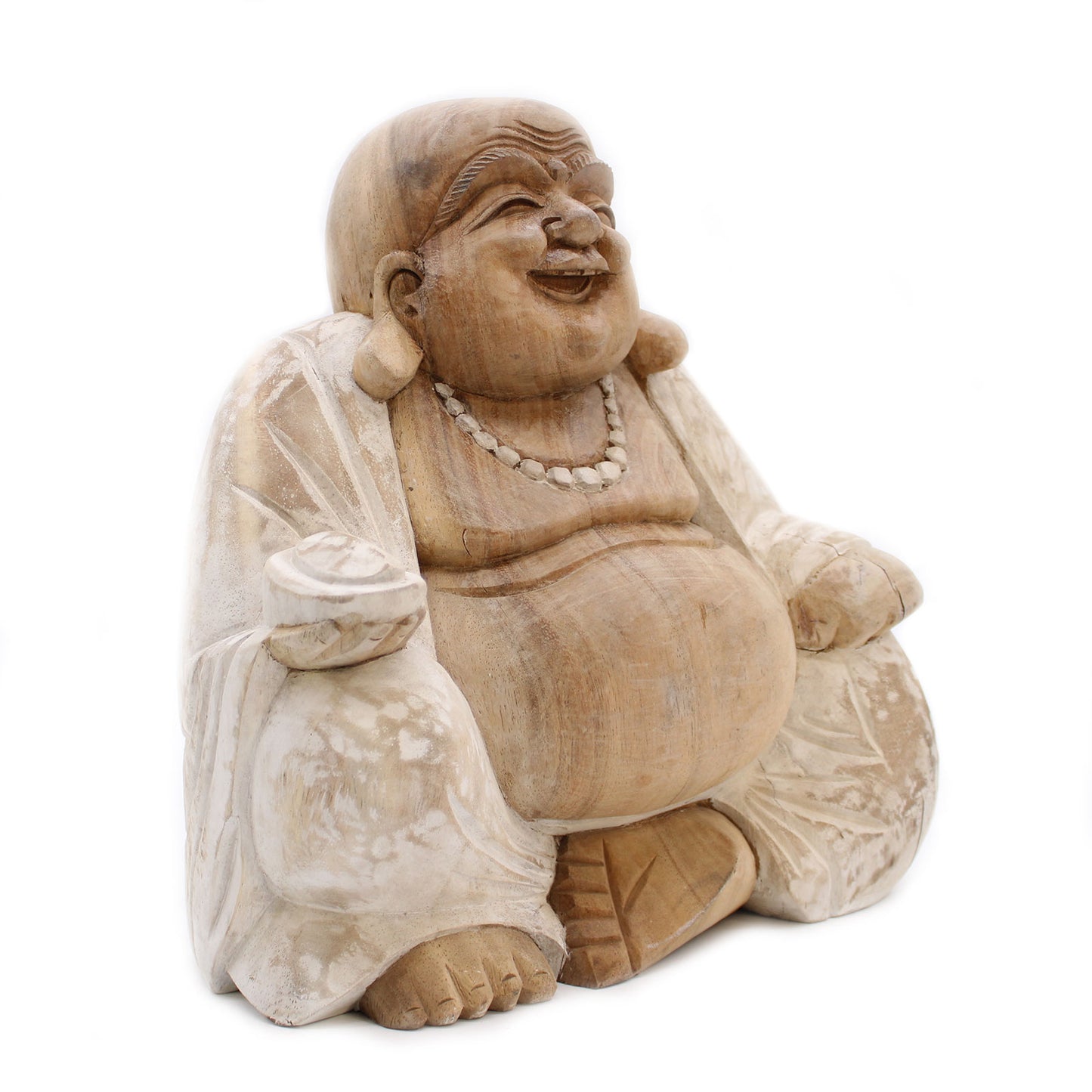 Bouddha heureux - Blanchi 30 cm