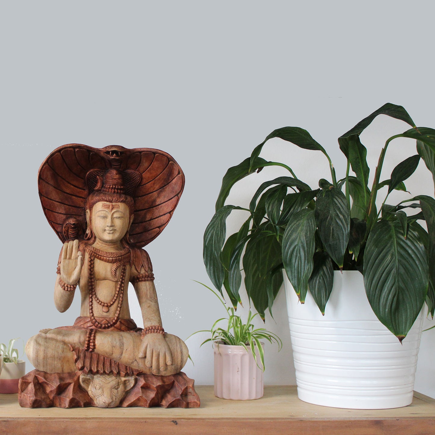 Shiva avec Cobra - 50 cm