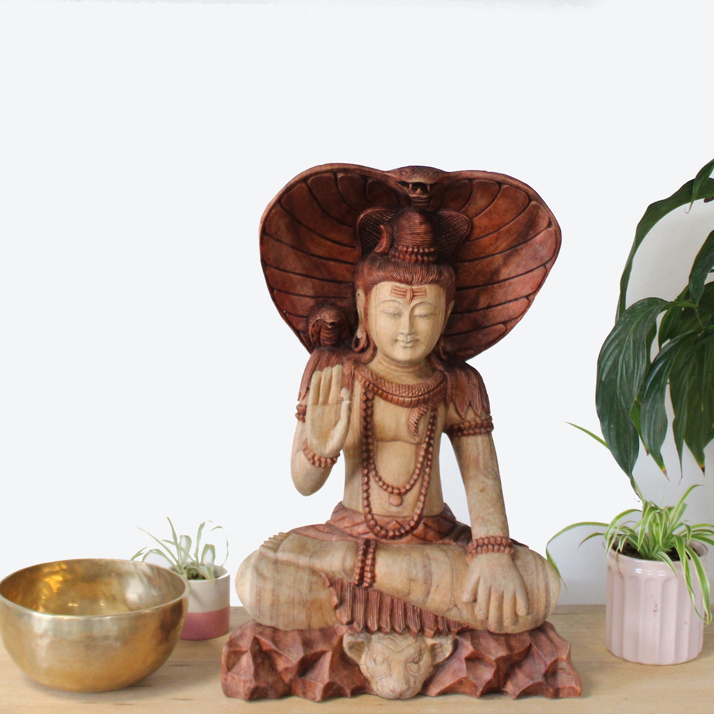 Shiva avec Cobra - 50 cm