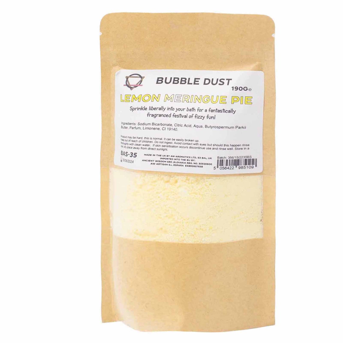 Poudre de bain au citron 190 g