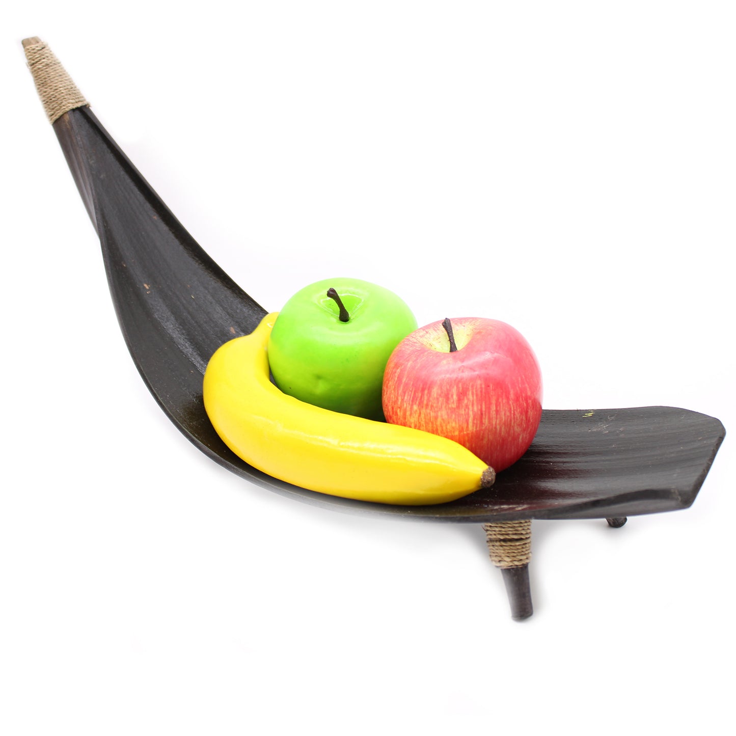 Ensemble de bols à fruits en feuille de coco - Chocolat