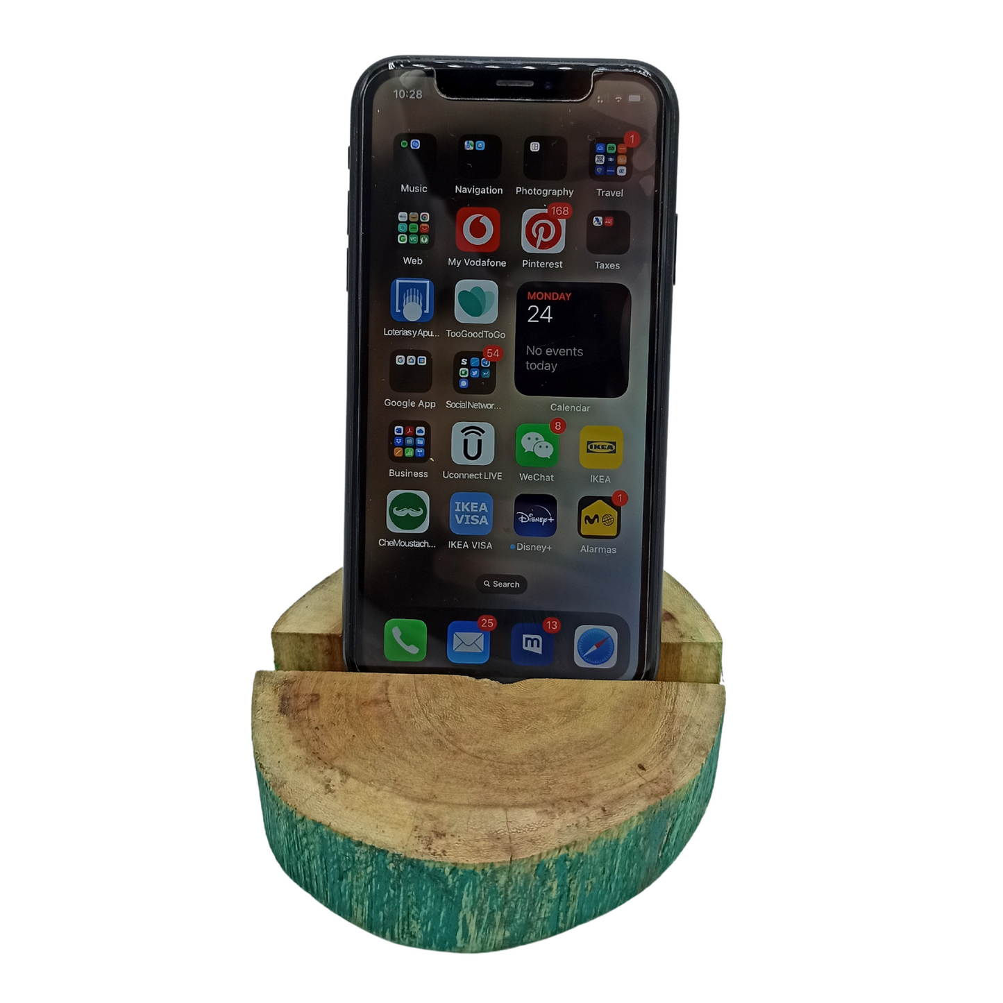 Grand support de téléphone en bois Gamal - Greenwash