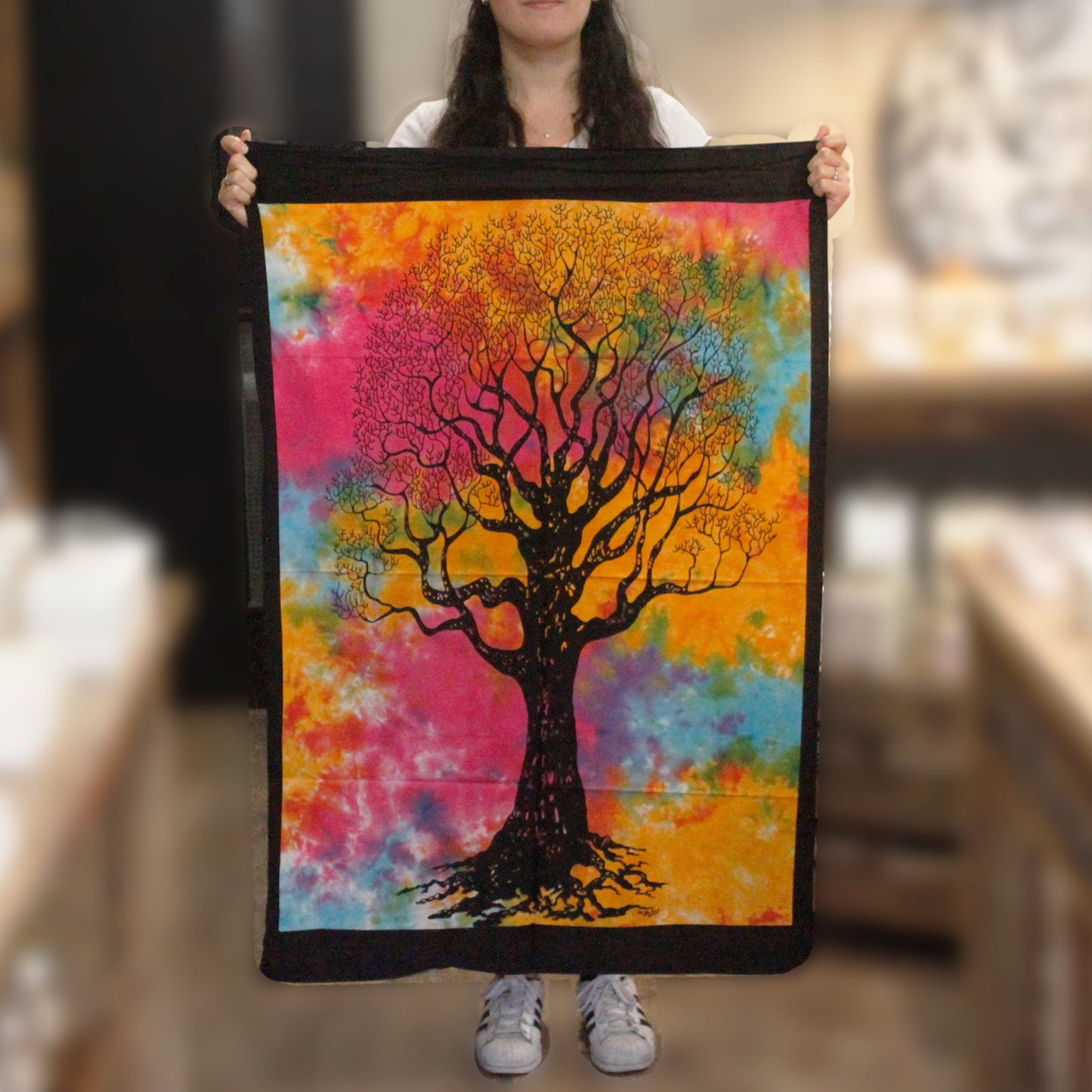 Décoration murale en coton - Arbre de force