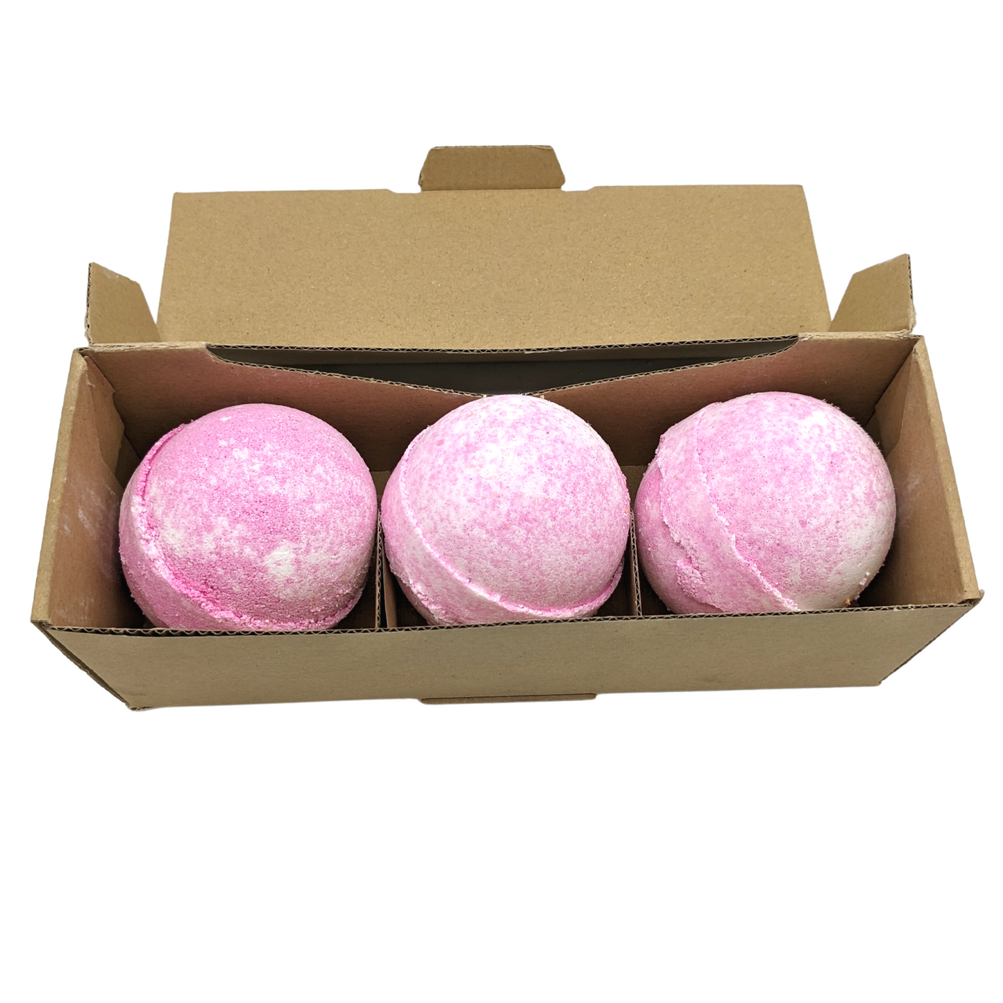 3 bombes au beurre de karité - Framboise et poivre noir