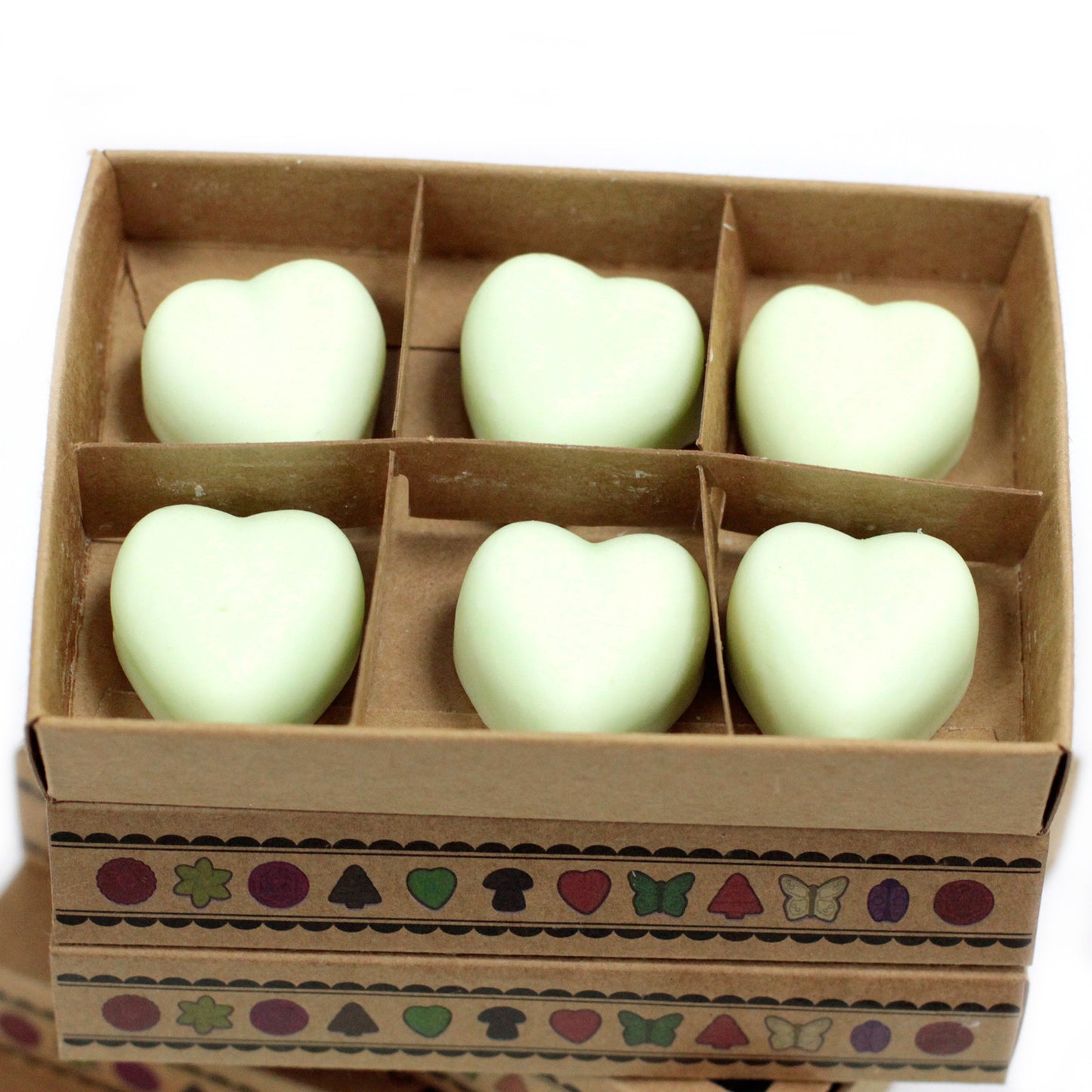 Coffret de 6 fondants à la cire de soja - Menthe et menthol