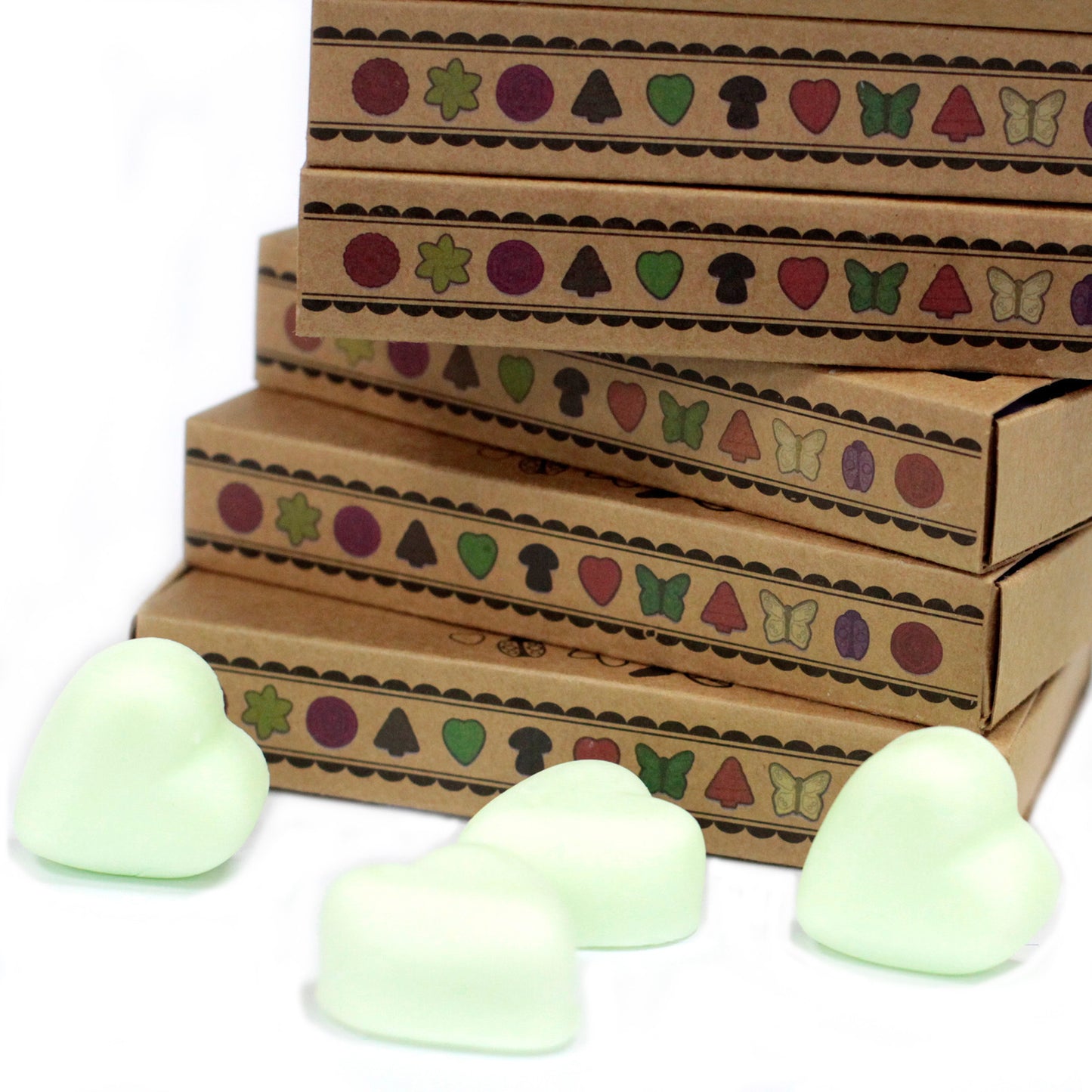 Coffret de 6 fondants à la cire de soja - Menthe et menthol