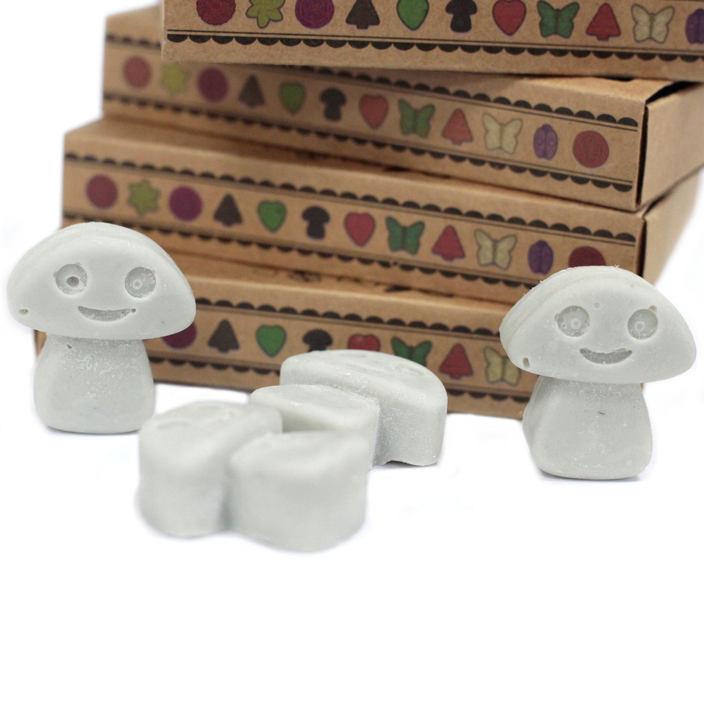 Coffret de 6 fondants à la cire de soja - Patchouli