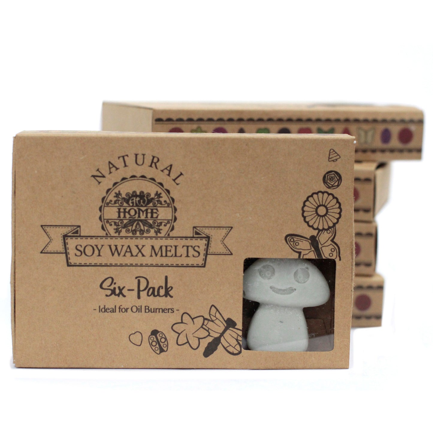 Coffret de 6 fondants à la cire de soja - Patchouli