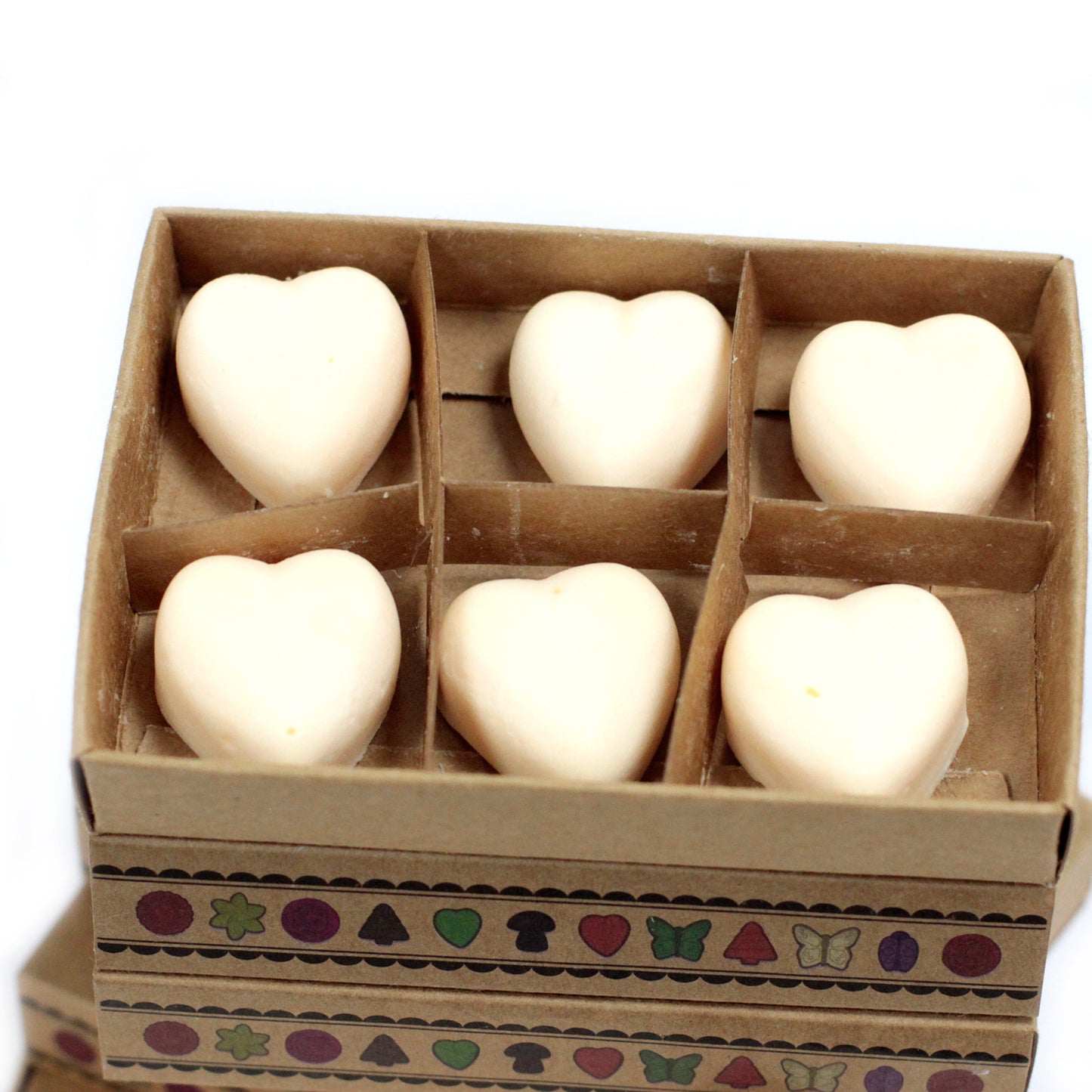 Coffret de 6 fondants à la cire de soja - Cannelle et orange
