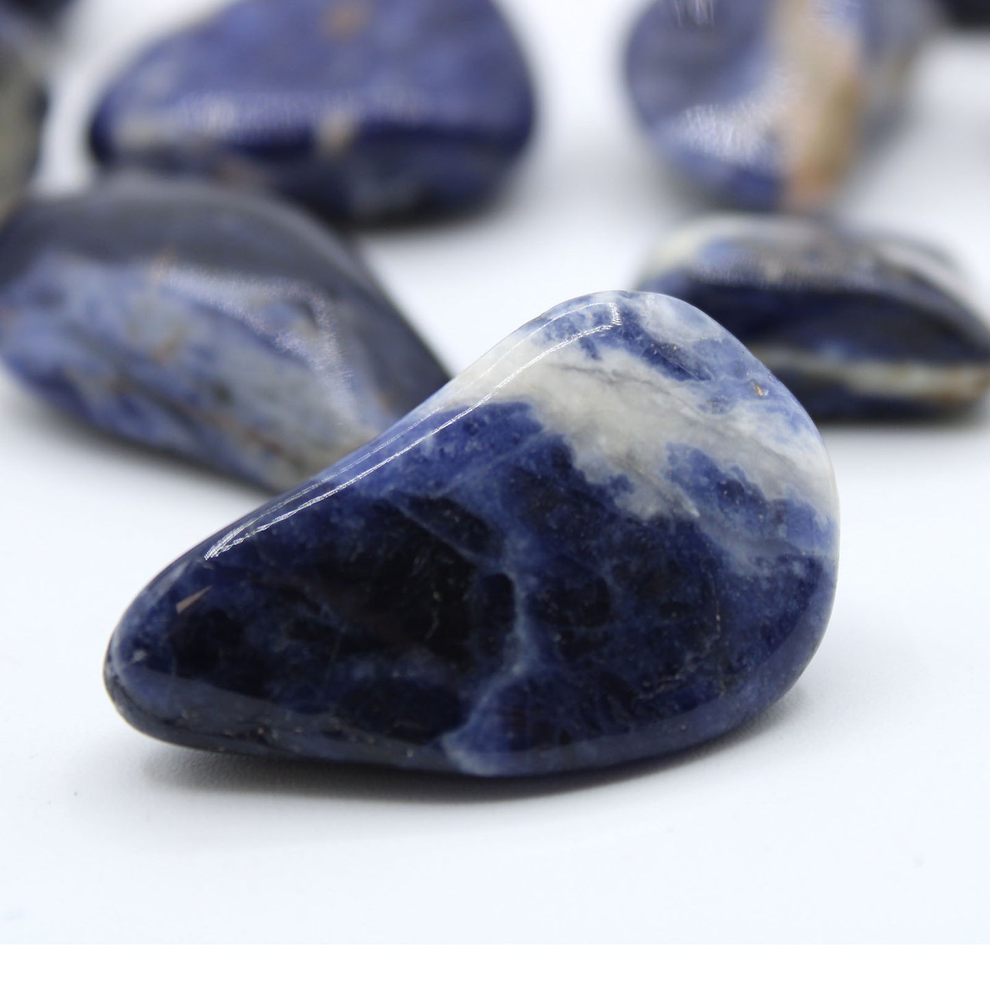 24 x L Pierres roulées - Sodalite