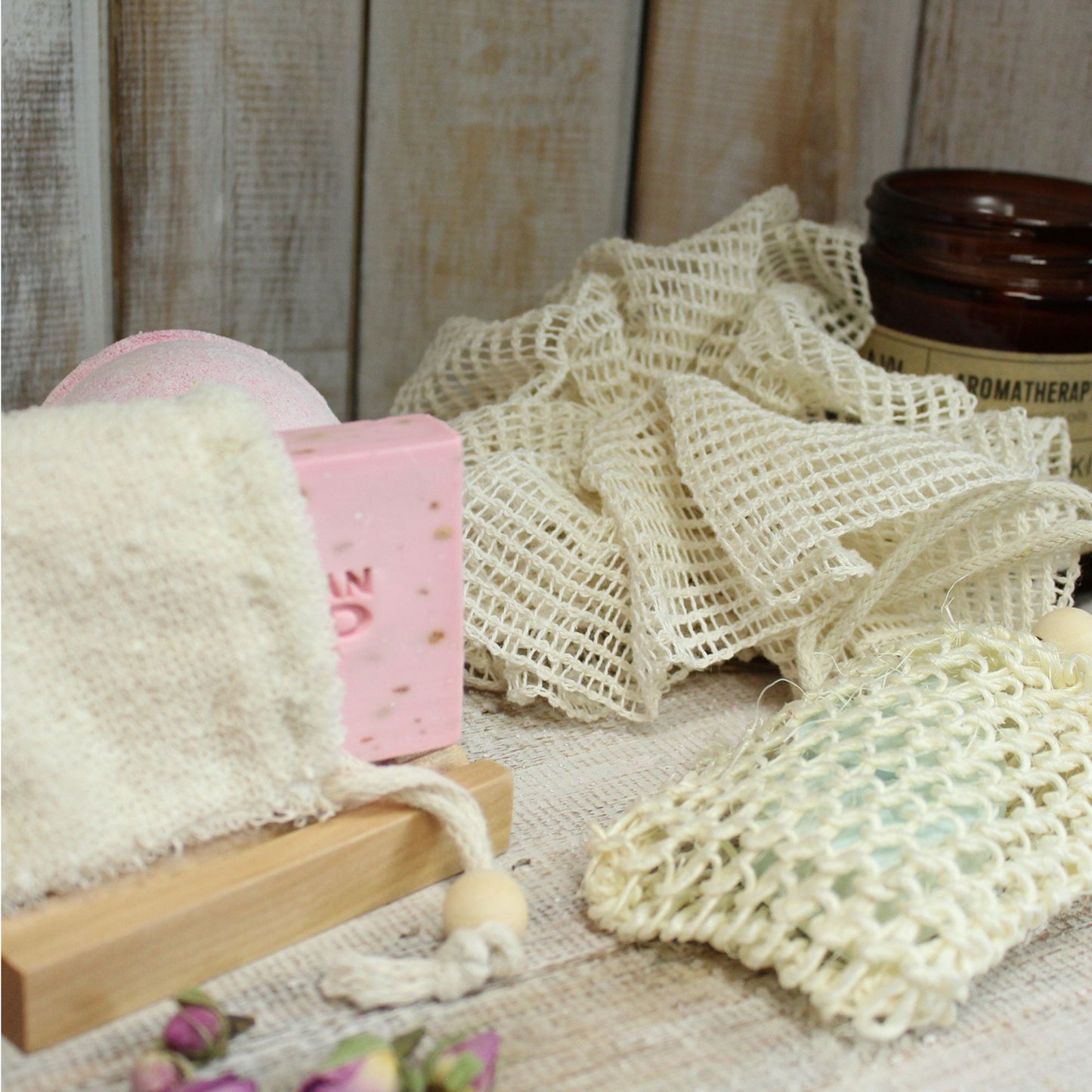 Sac à savon naturel - Bambou