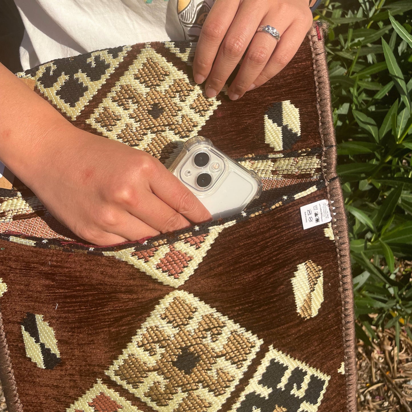 Sac à bandoulière Chocolat Kilim Festival