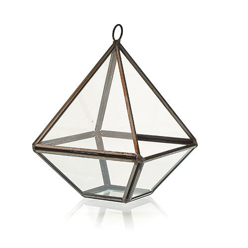 Terrarium en verre - Petit Diamant