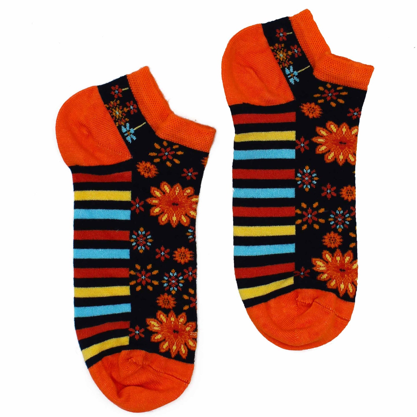 Chaussettes basses en bambou Hop Hare S/M (36-40) - Fleurs Mandala