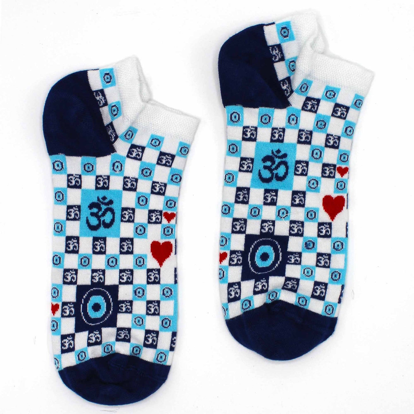 Chaussettes basses en bambou Hop Hare S/M (36-40) - Om et Evil Eye