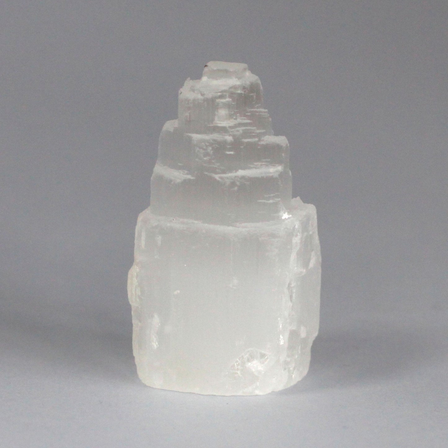 Tour de sélénite naturelle - 10 cm