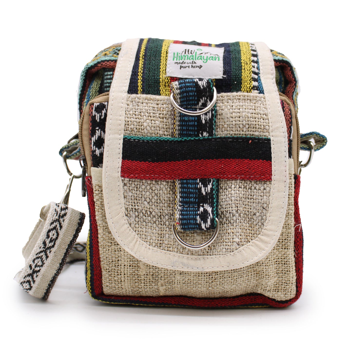 Sac de voyage en chanvre naturel et Jhari