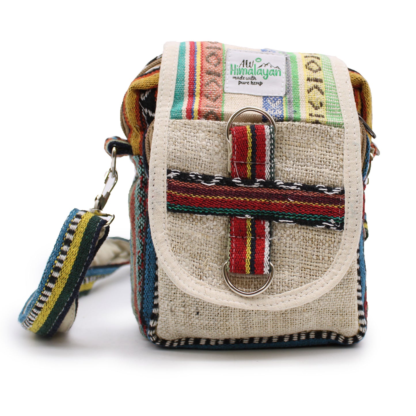 Sac de voyage en chanvre naturel et Jhari