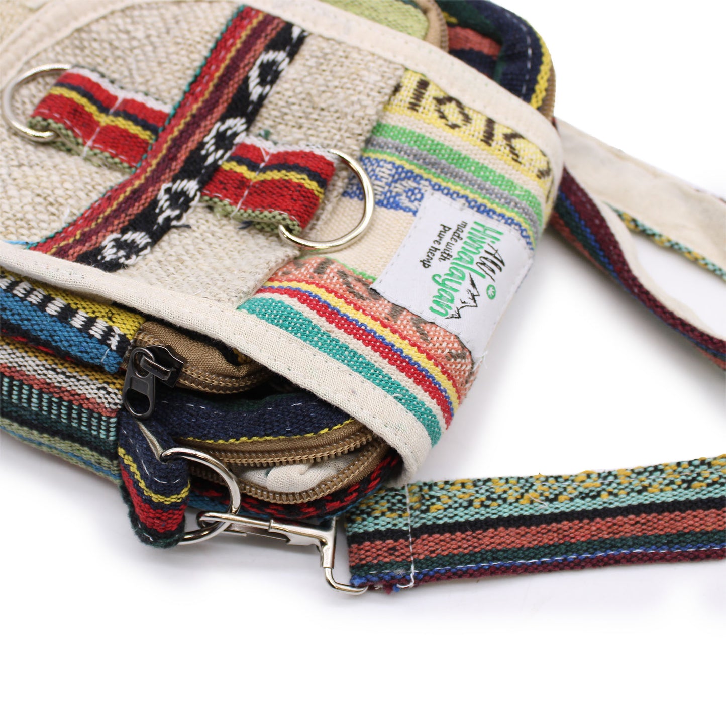 Sac de voyage en chanvre naturel et Jhari