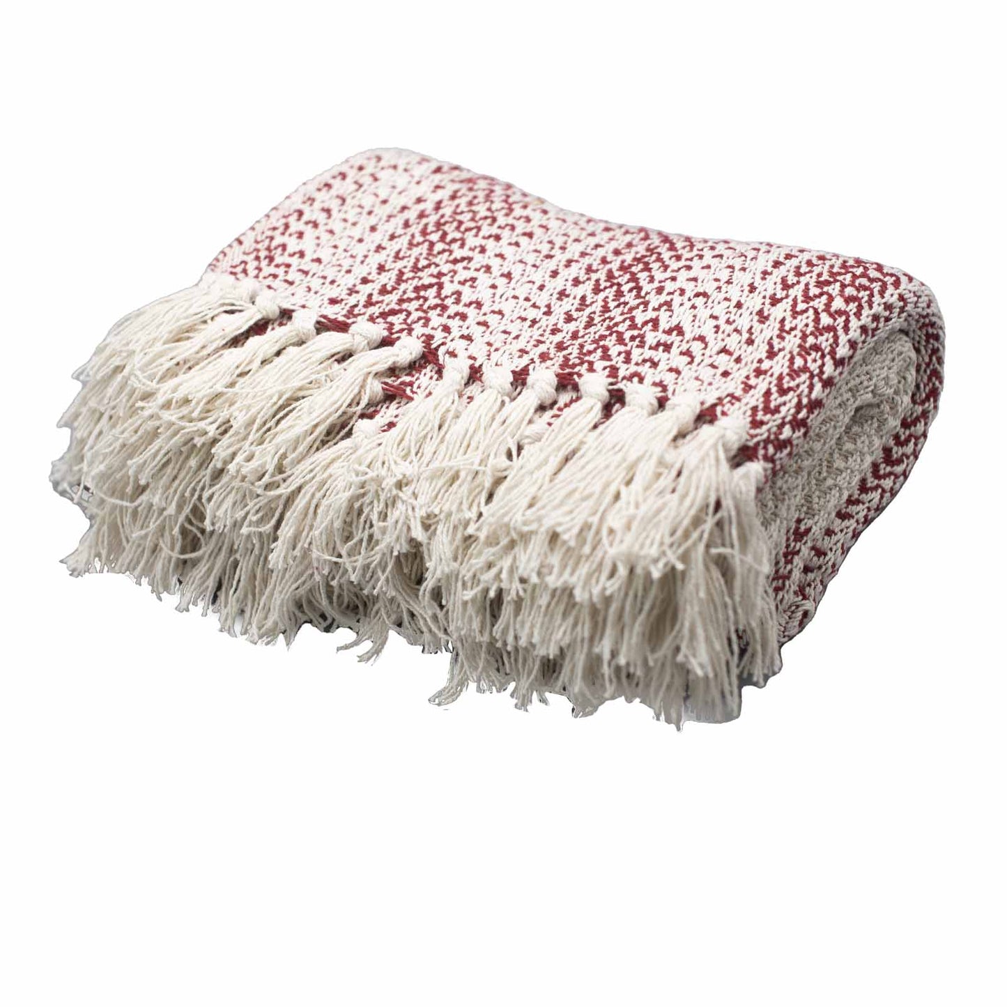 Couvertures Boho Comfort - 125x150cm - Rubis bicolore