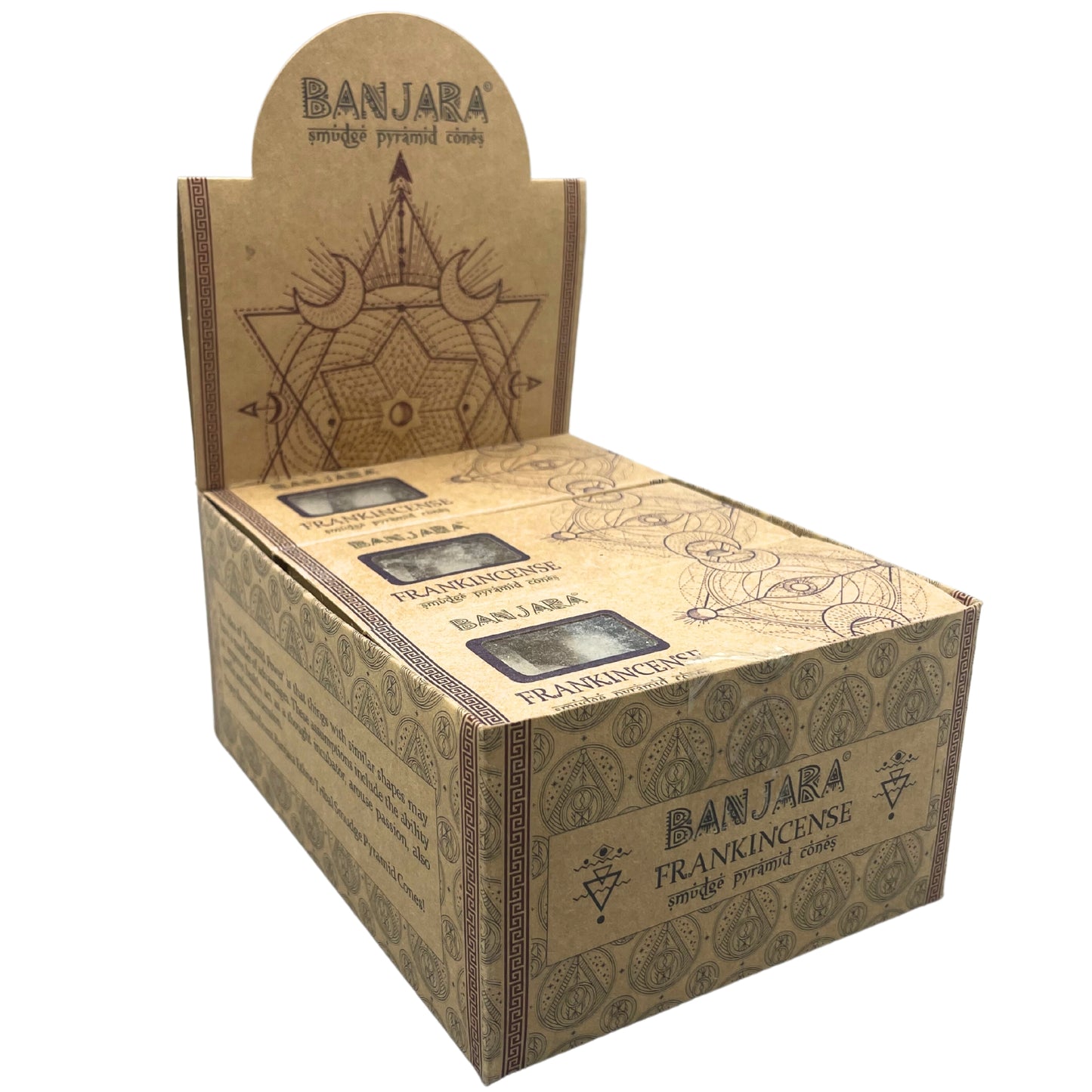 Cônes pyramidaux Banjara Smudge - Encens