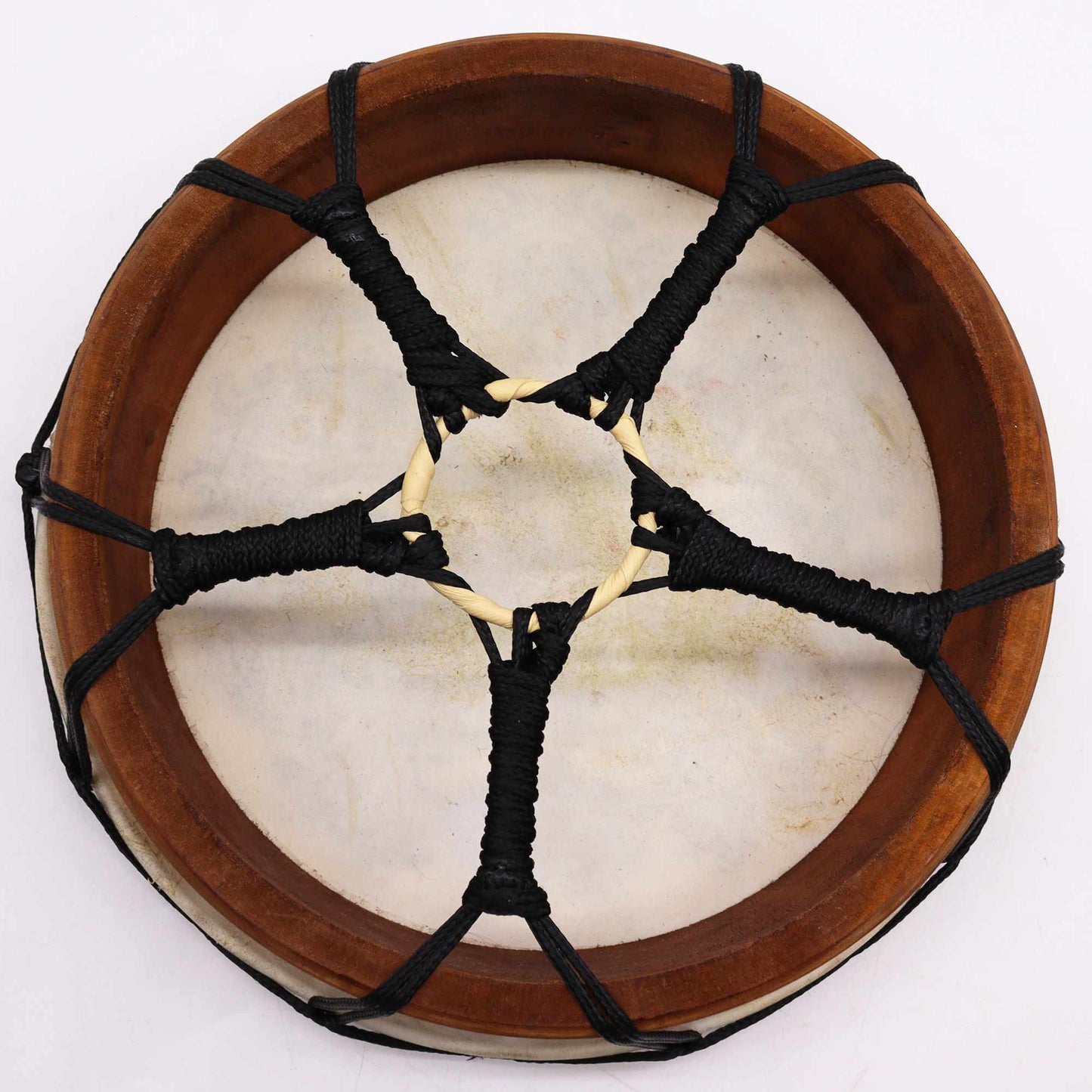 Tambour chamanique Hamsa avec maillet - 30 cm