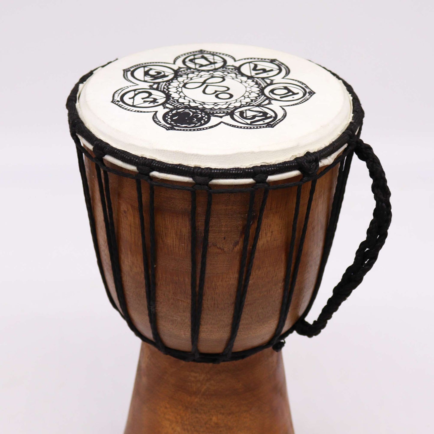 Djembé fait main avec plateau large - 30 cm