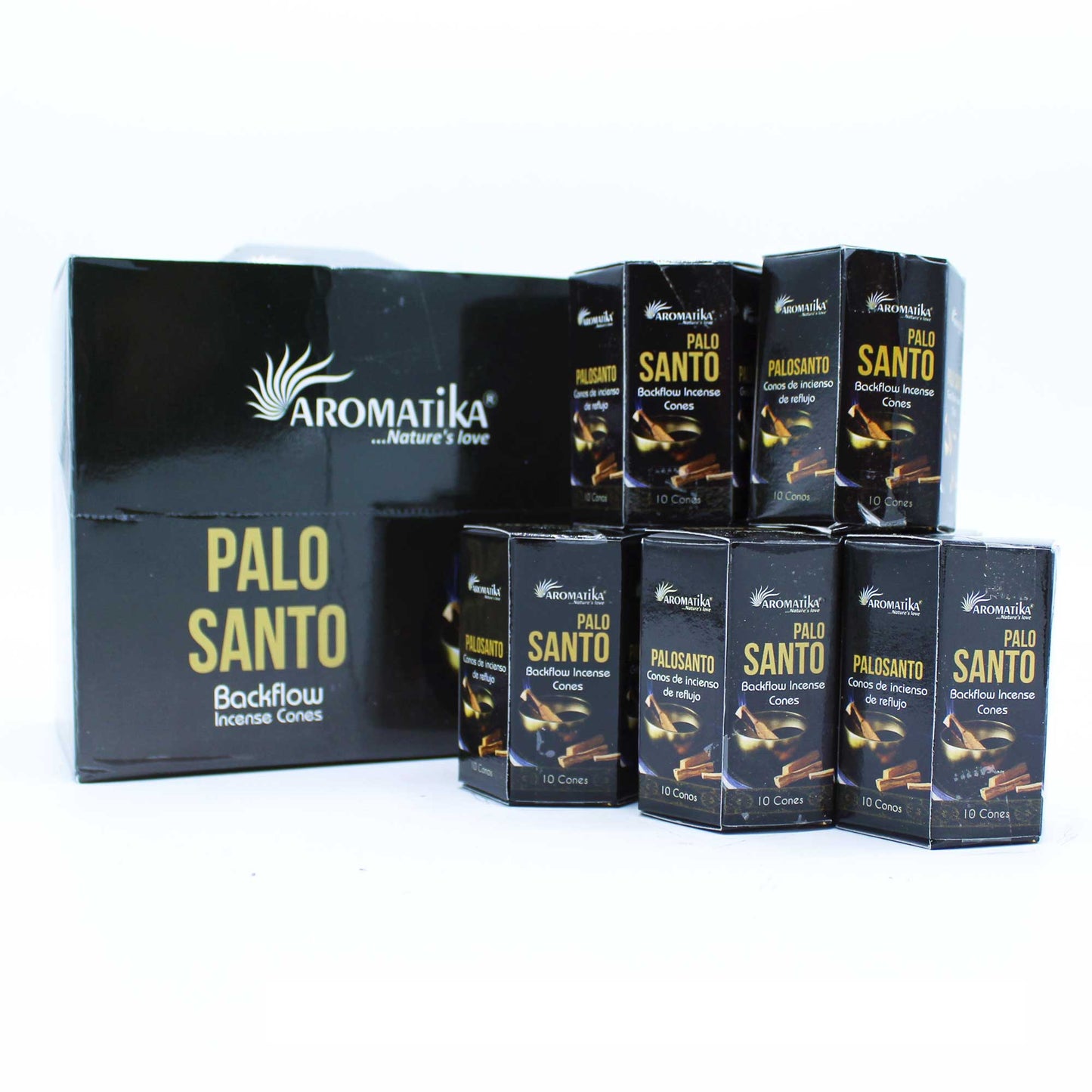 Lot de 10 encens Masala à reflux - Palo Santo