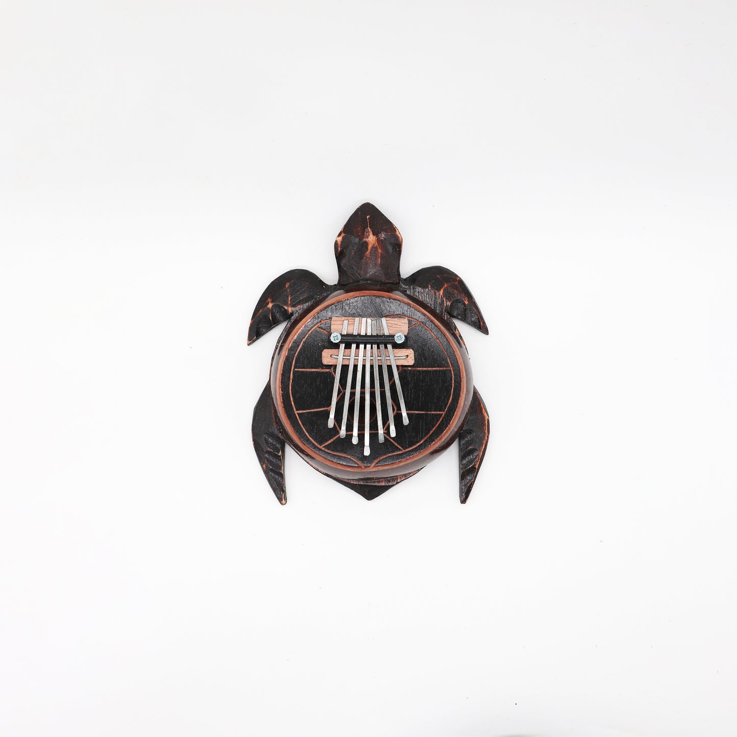 Kalimba Ancienne Tortue Noix de Coco