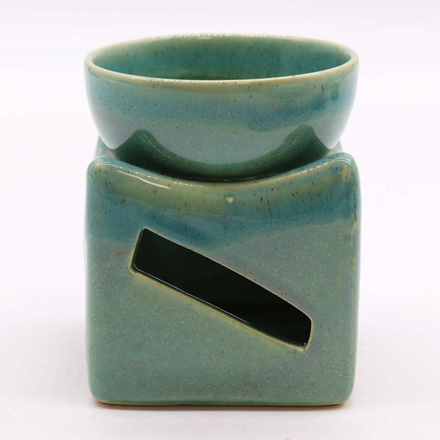 Grand brûleur à huile porte-bonheur - Jade