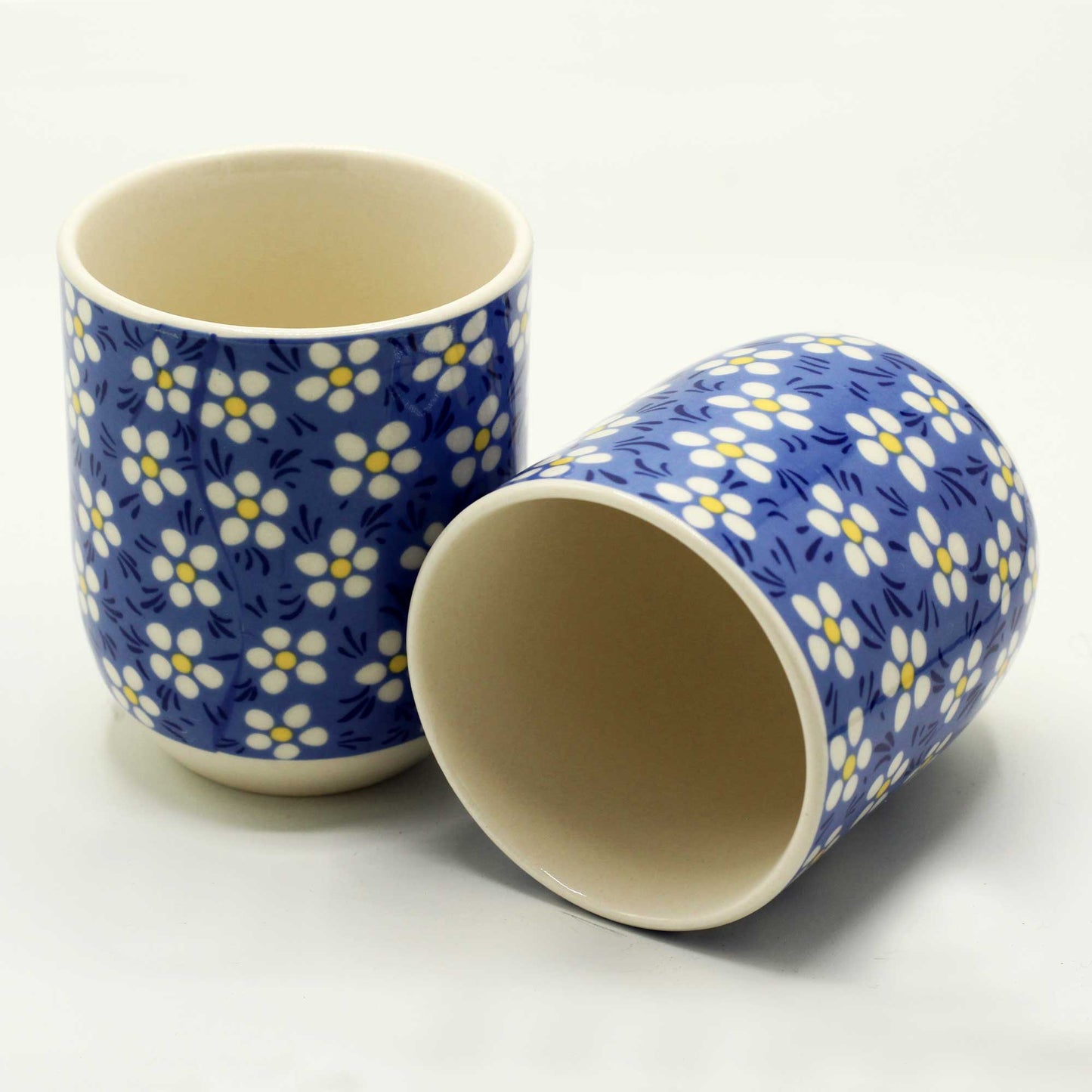 6 tasses à thé - Daisy Blue