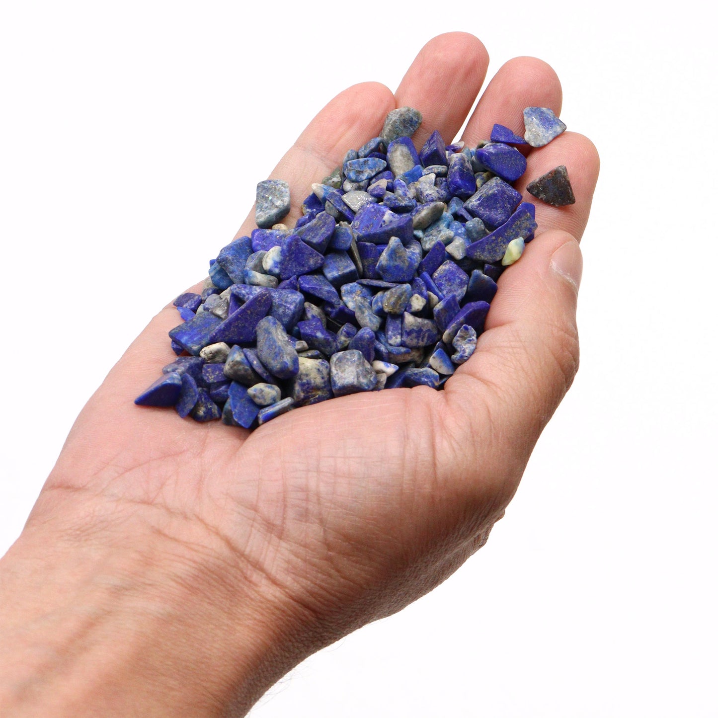 Éclats de pierres précieuses lapis-lazuli en vrac - 1 kg