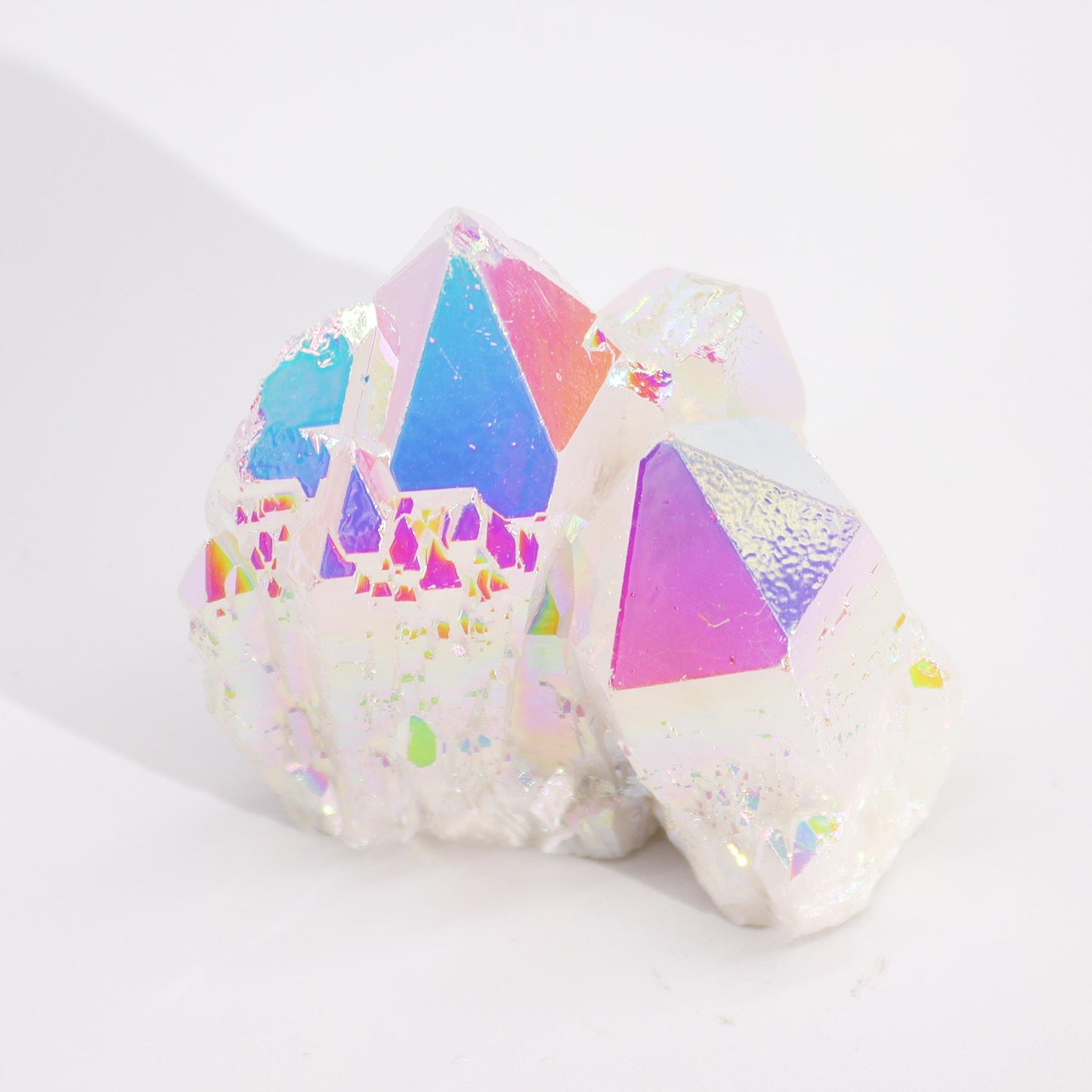Quartz naturel moyennement amélioré - Quartz Angel Aura (environ 100-150 g 7-10 cm)