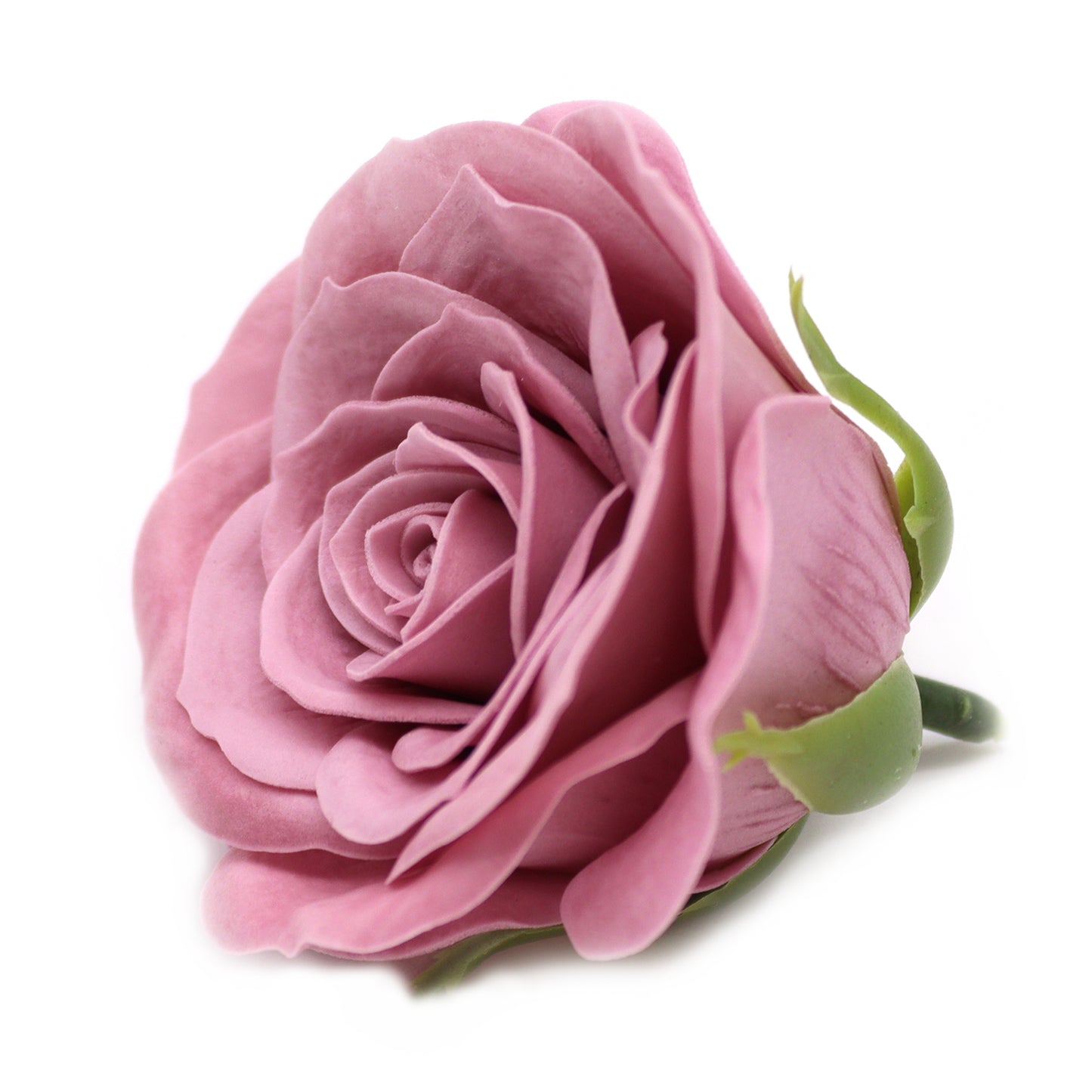 Fleur de savon artisanale - Rose vintage - Mauve