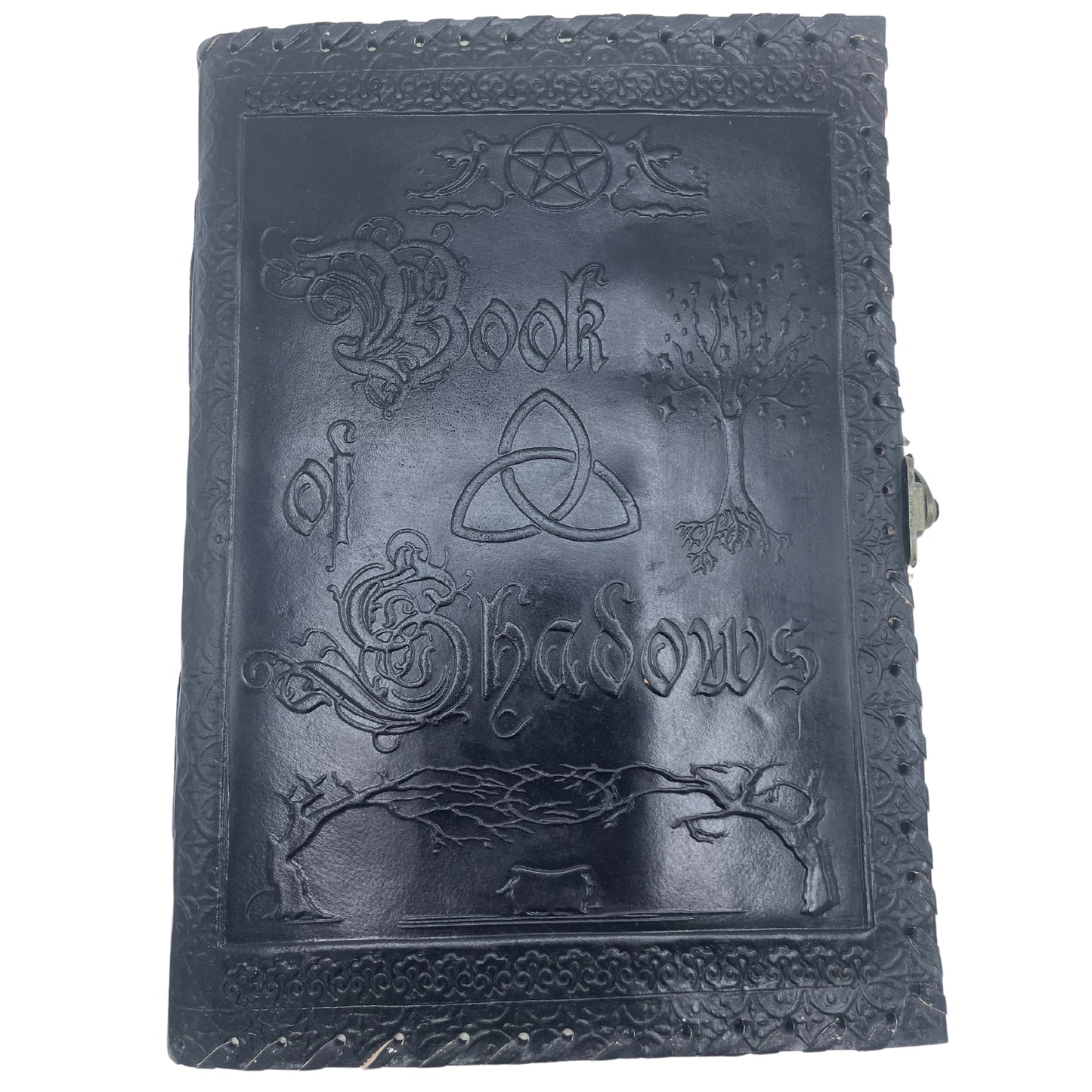 Grand carnet d'ombres - Noir avec bords effilochés